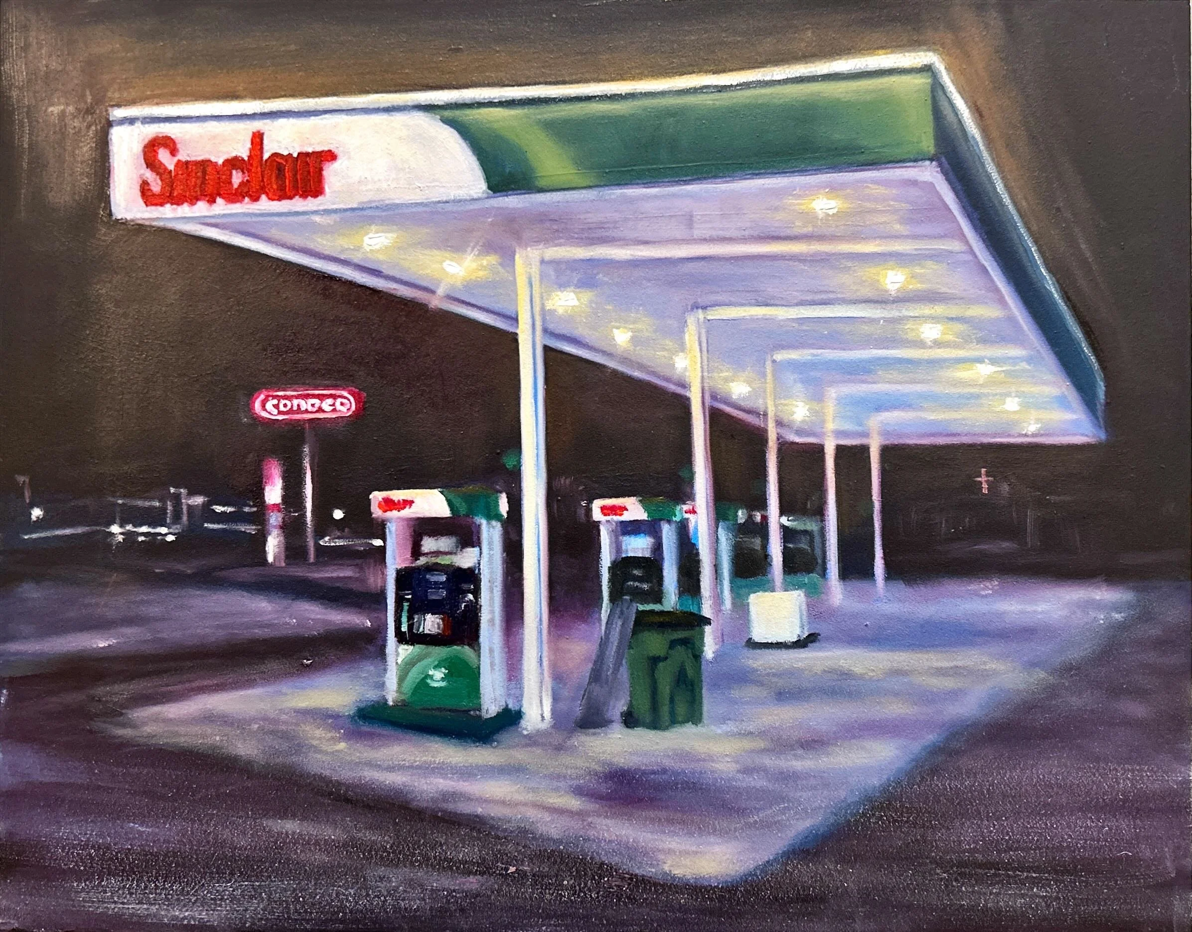 "Unsafe" oil on panel, 11x14in, 2025