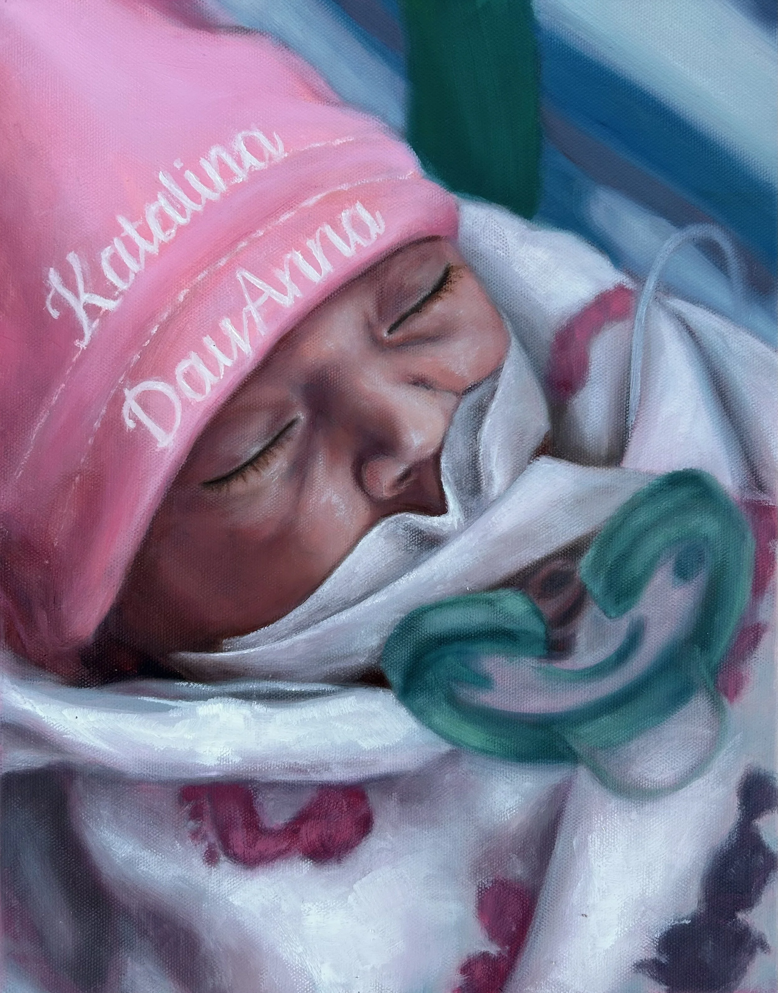 "Portrait of Katalina DayAnna" commissioned portrait, oil on canvas, 11x14in, 2026