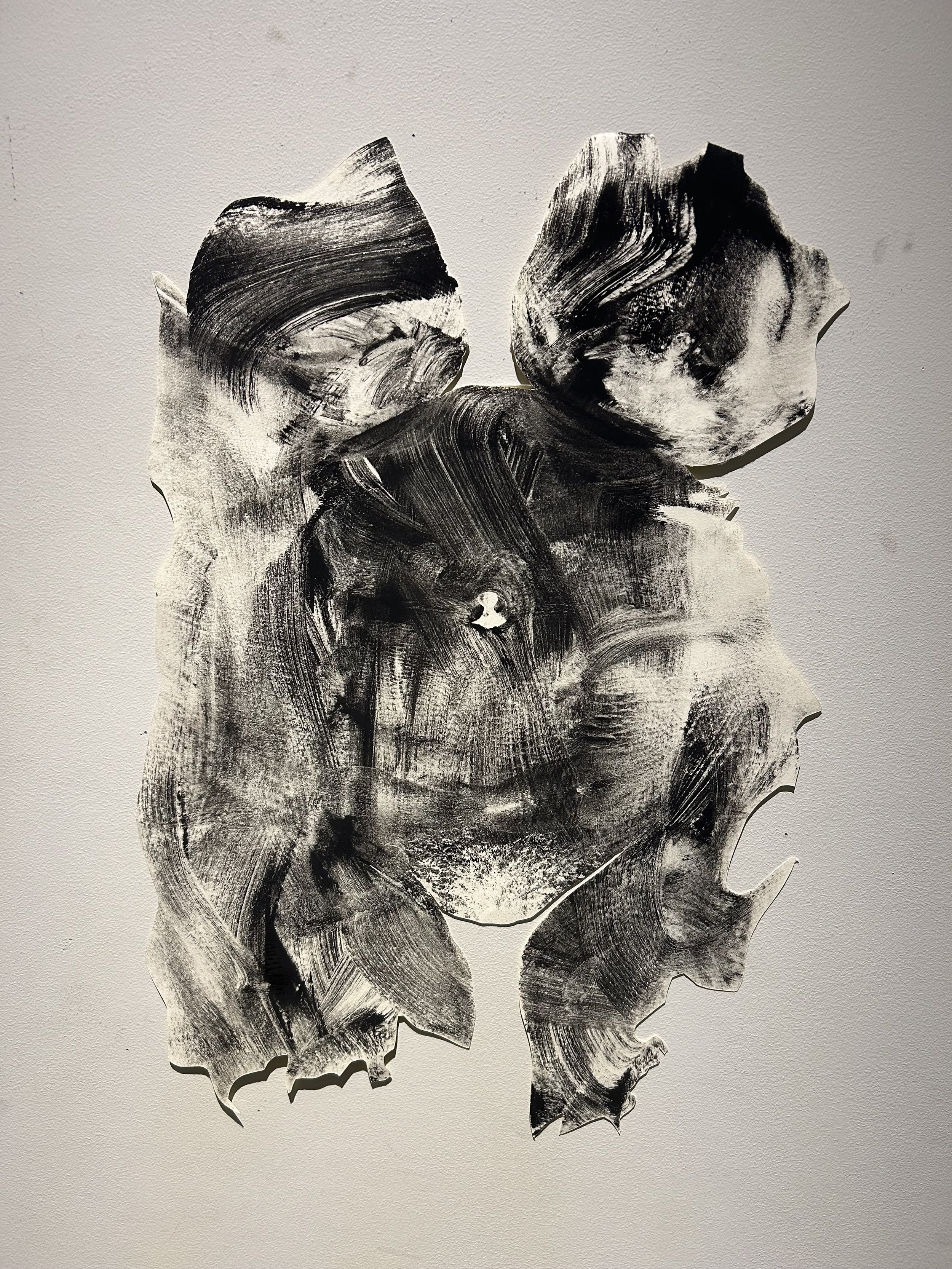 "Venus Print" acrylic printmaking ink on drawing paper, 18x24in, 2025