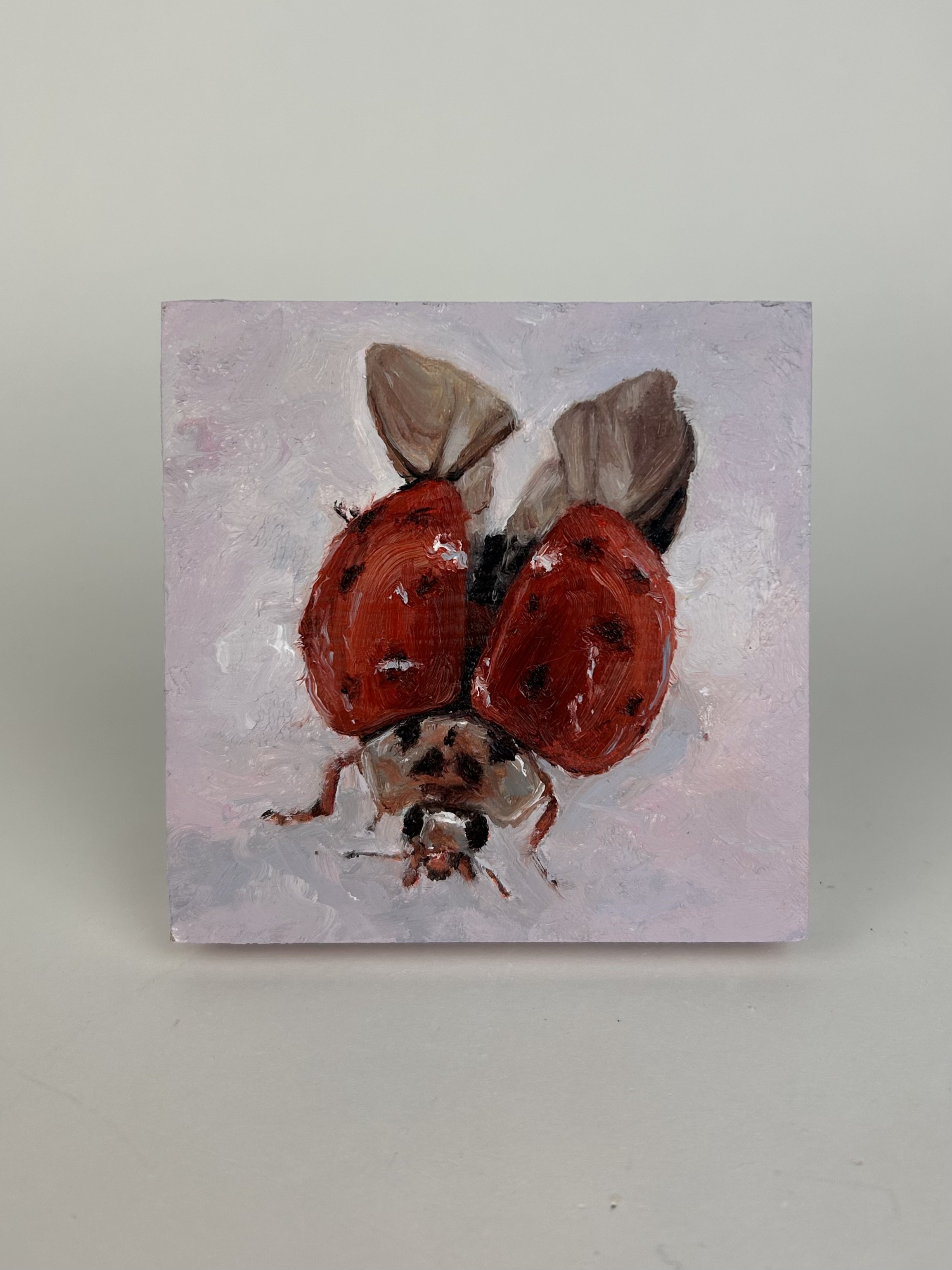 "Lady" oil on panel, 4x4in, 2025