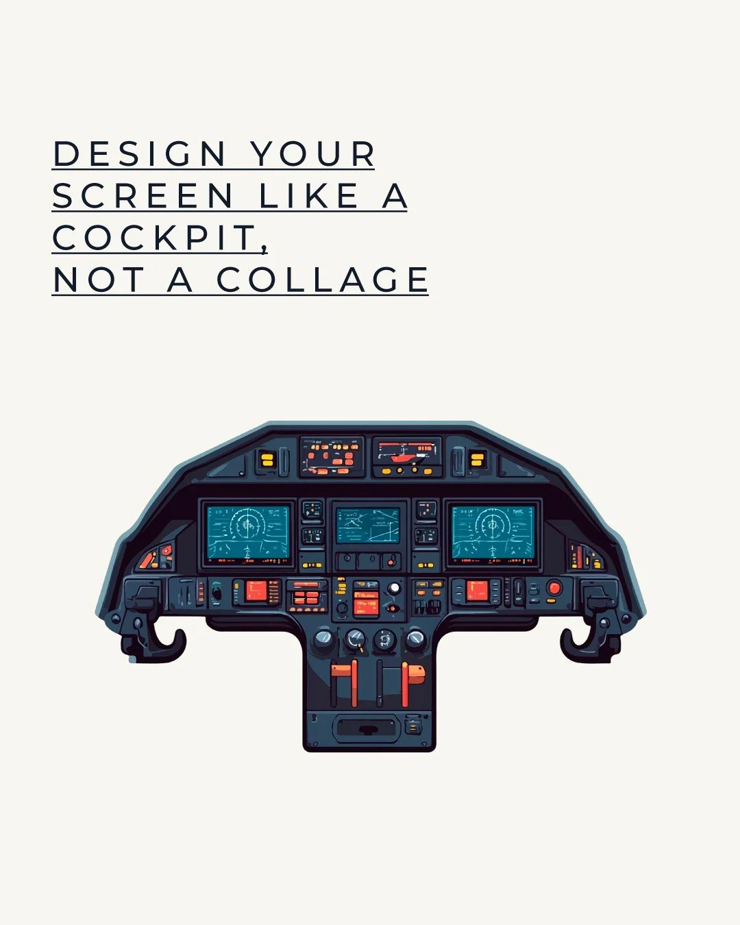 Your screen design affects how hard your eyes and brain work to find what matters.

Studies show that visual clutter, too many colors, fonts, or competing elements, increases search time and cognitive load.

When your display is clean and structured,