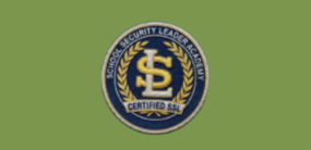 school security leader academy identifier badge