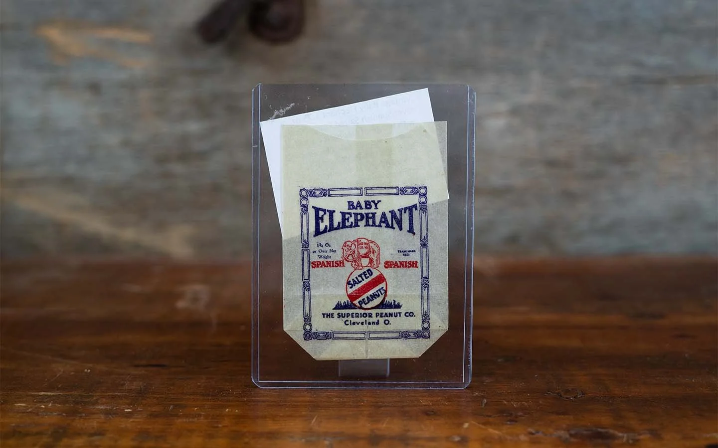 Vintage Label - Baby Elephant Peanuts
