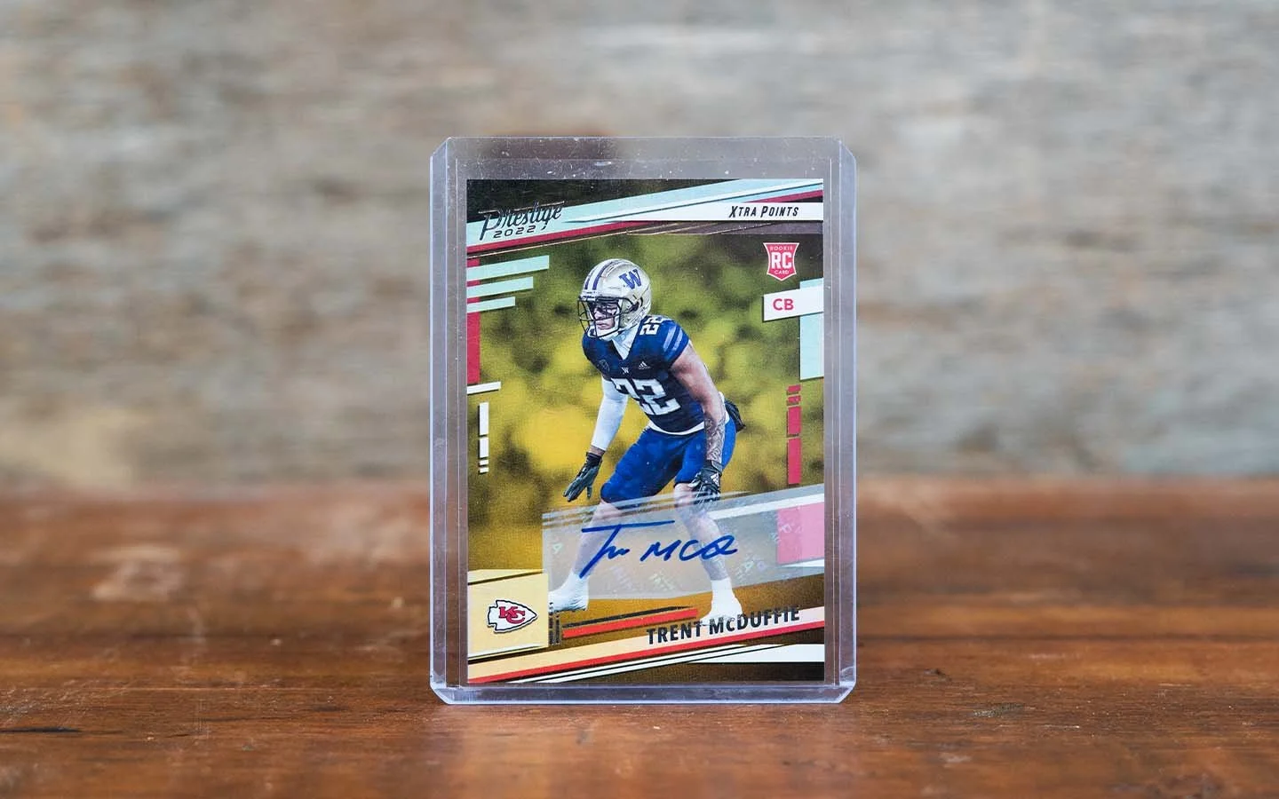 Autographed Trent McDuffie Rookie Card - Kansas City Chiefs