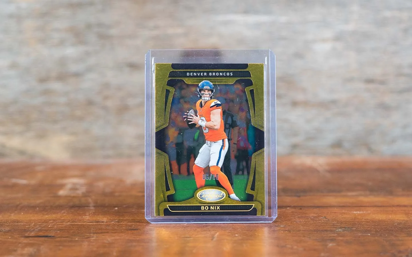 2025 Panini Certified Bo Nix Sports Card