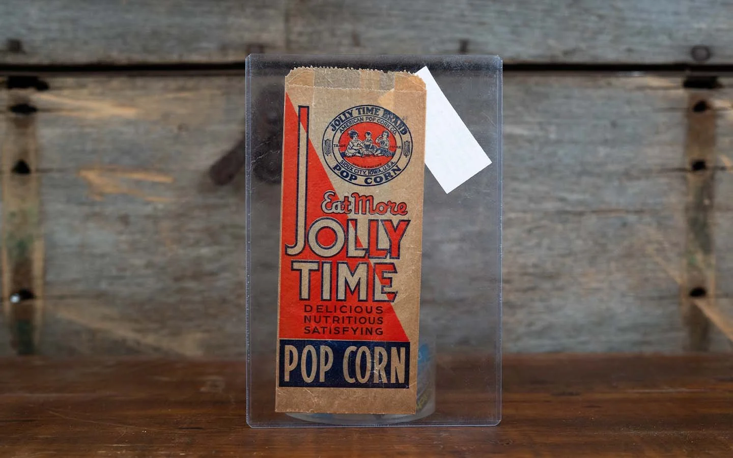 Vintage Label - Jolly Time Pop Corn