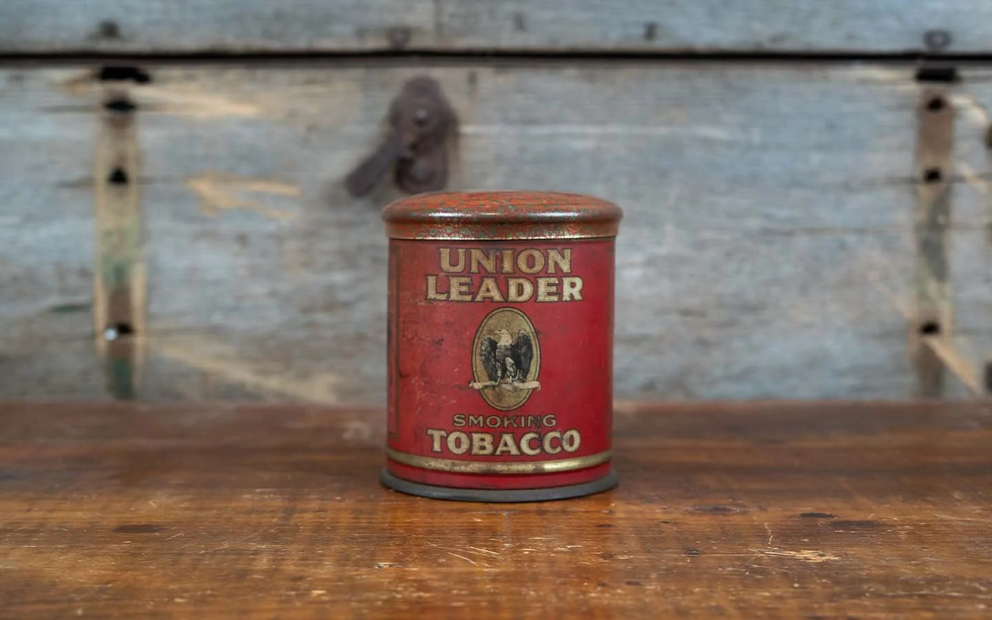 Vintage Union Leader Tobacco Tin