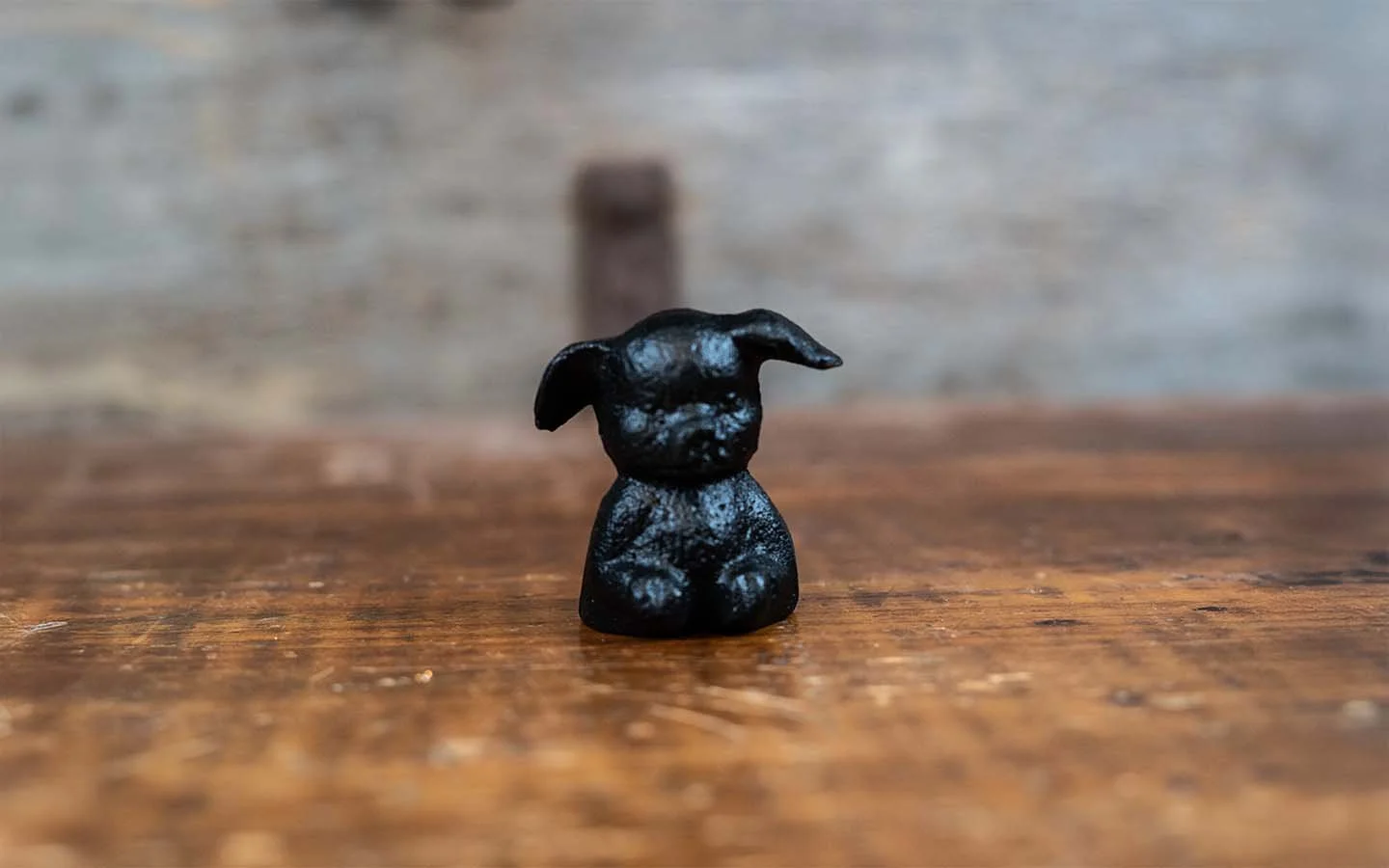 Charming Cast Iron Piglet Figurine