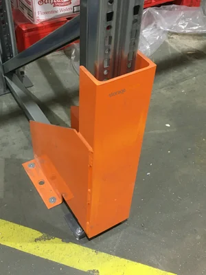 Pallet Racking Leg Protection | Upright Column Guards & Rack Armour ...