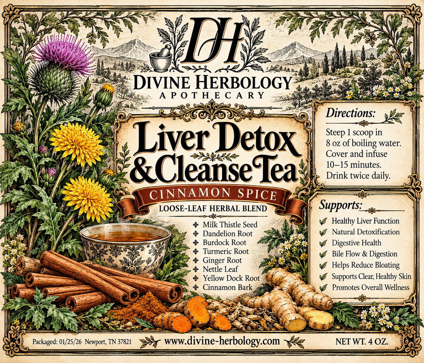 Liver Detox & Cleanse Tea