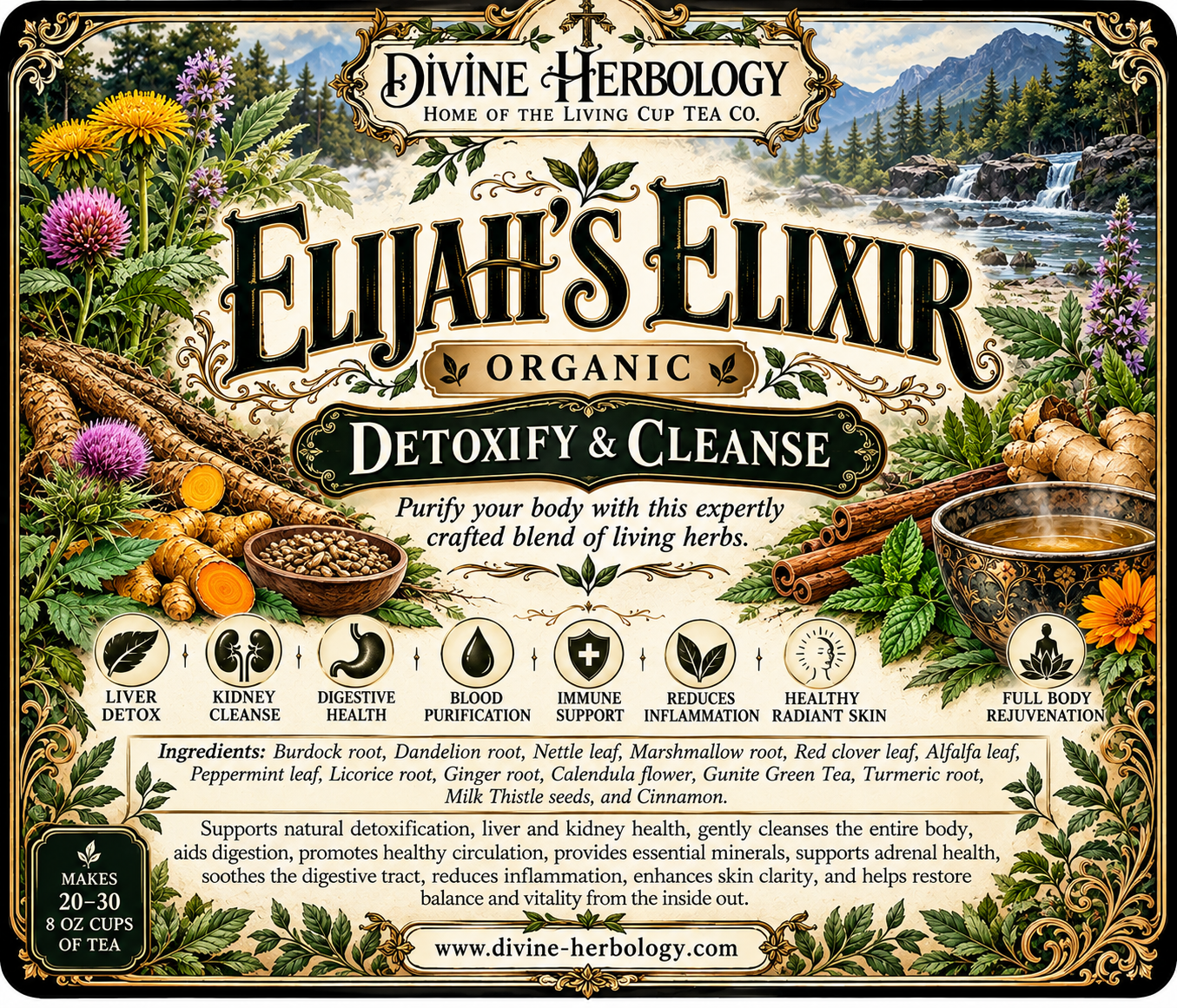 Elijah’s Elixir… full body detoxification and cleansing