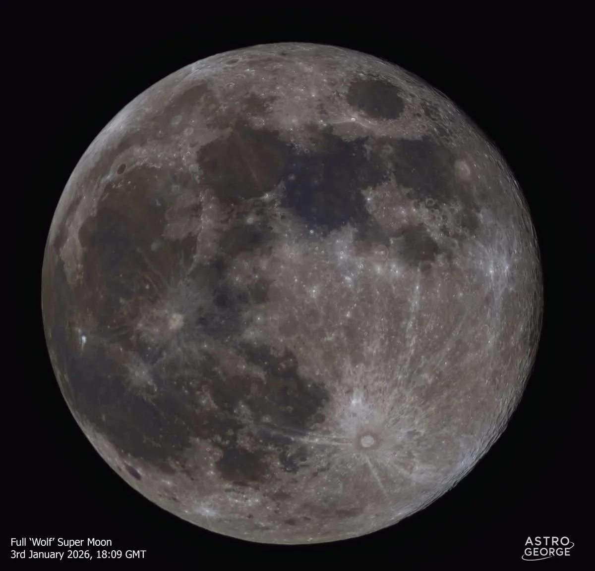 Full 'Wolf' Moon by George Kennedy
