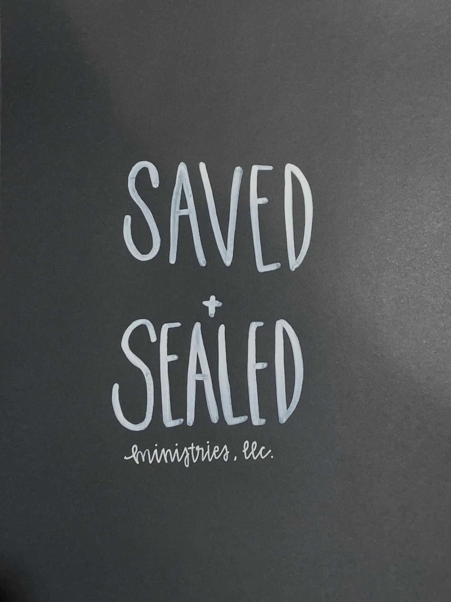 Fun fact: all of the lettering I have used for Saved and Sealed Ministries is uniquely made through a collab between myself &amp; a personal friend! 

My goal is to add personal, special, creative touches &amp; elements. Each design is an original. 
