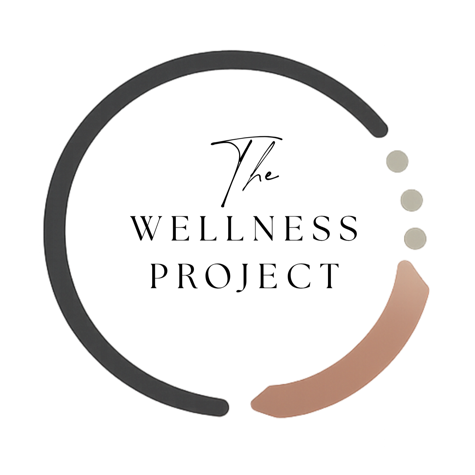 Close-up of a modern, circular gauge or control dial with a hand pointing at one of the indicators.