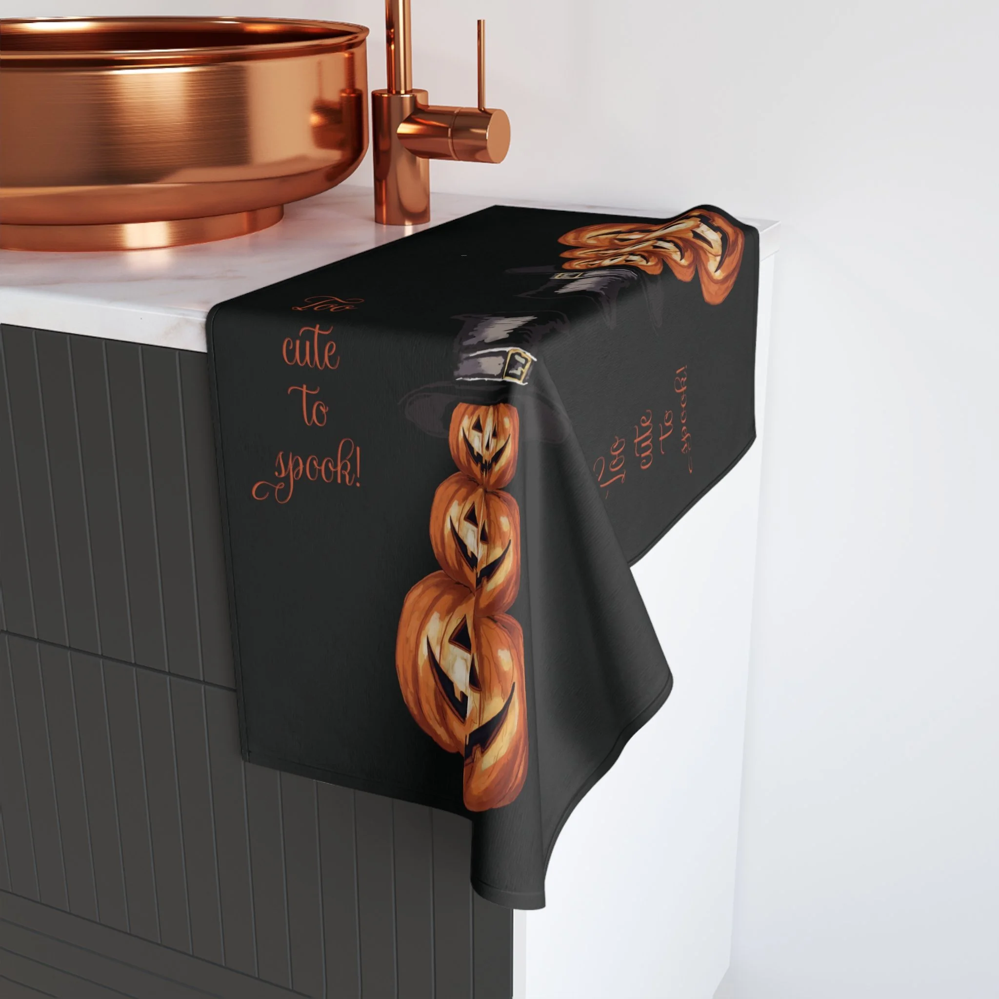 Halloween Jack O' Lantern Towel