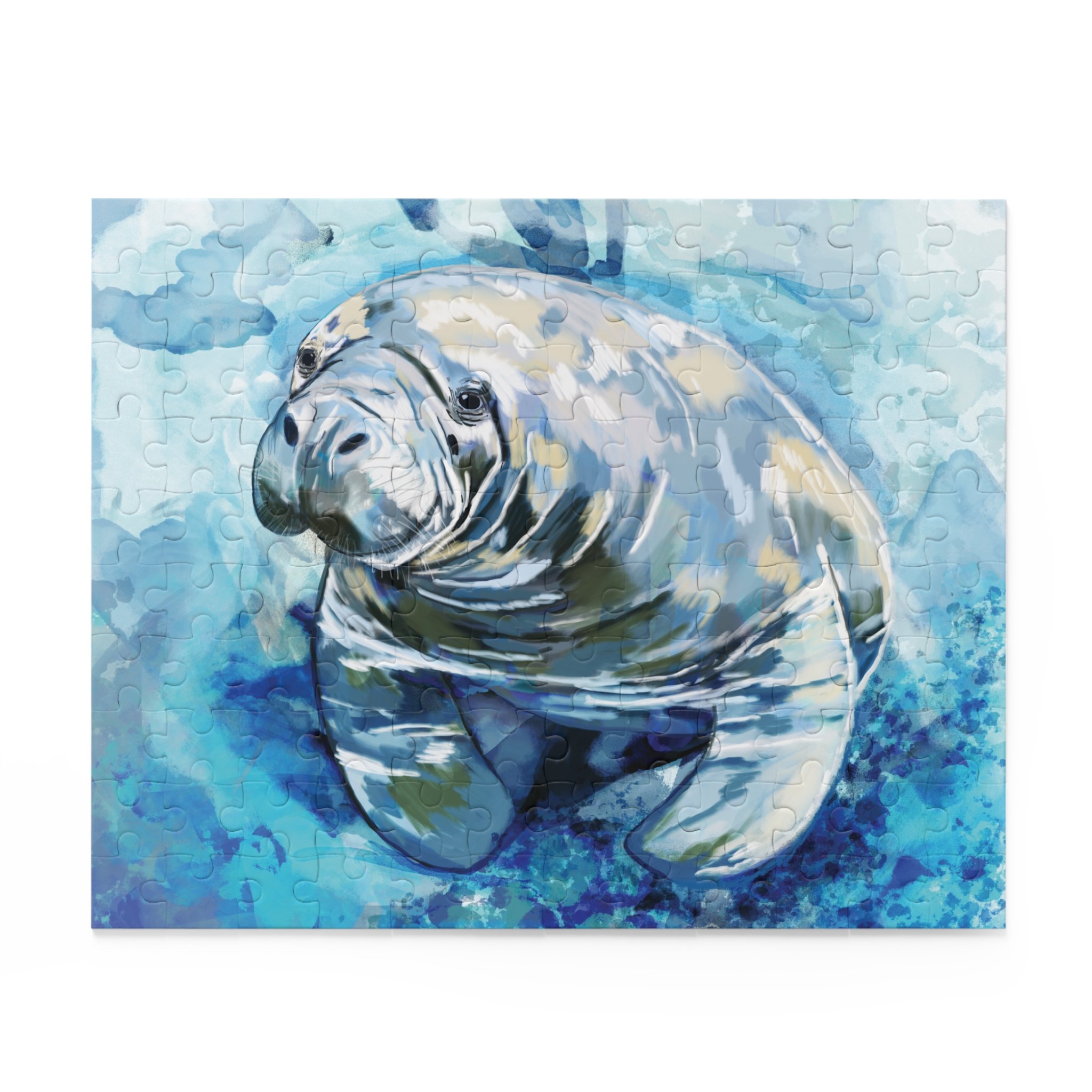 Coastal Manatee Jigsaw Puzzles 120 piece