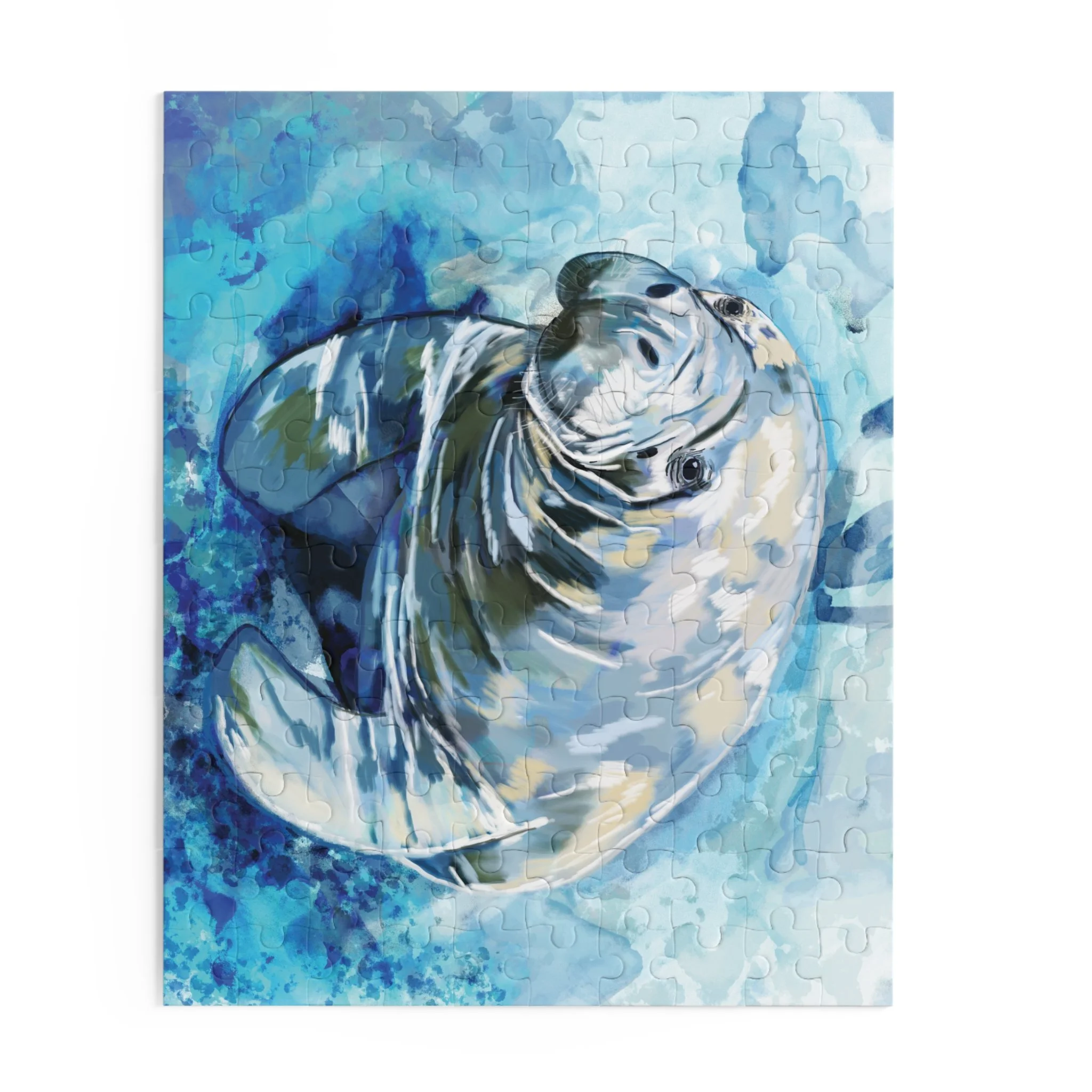 Coastal Manatee Jigsaw Puzzles 120 piece