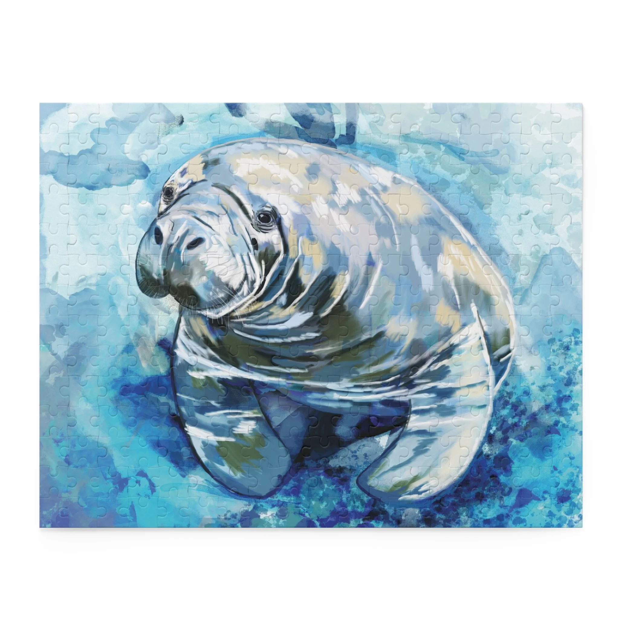 Coastal Manatee Jigsaw Puzzles 252 piece