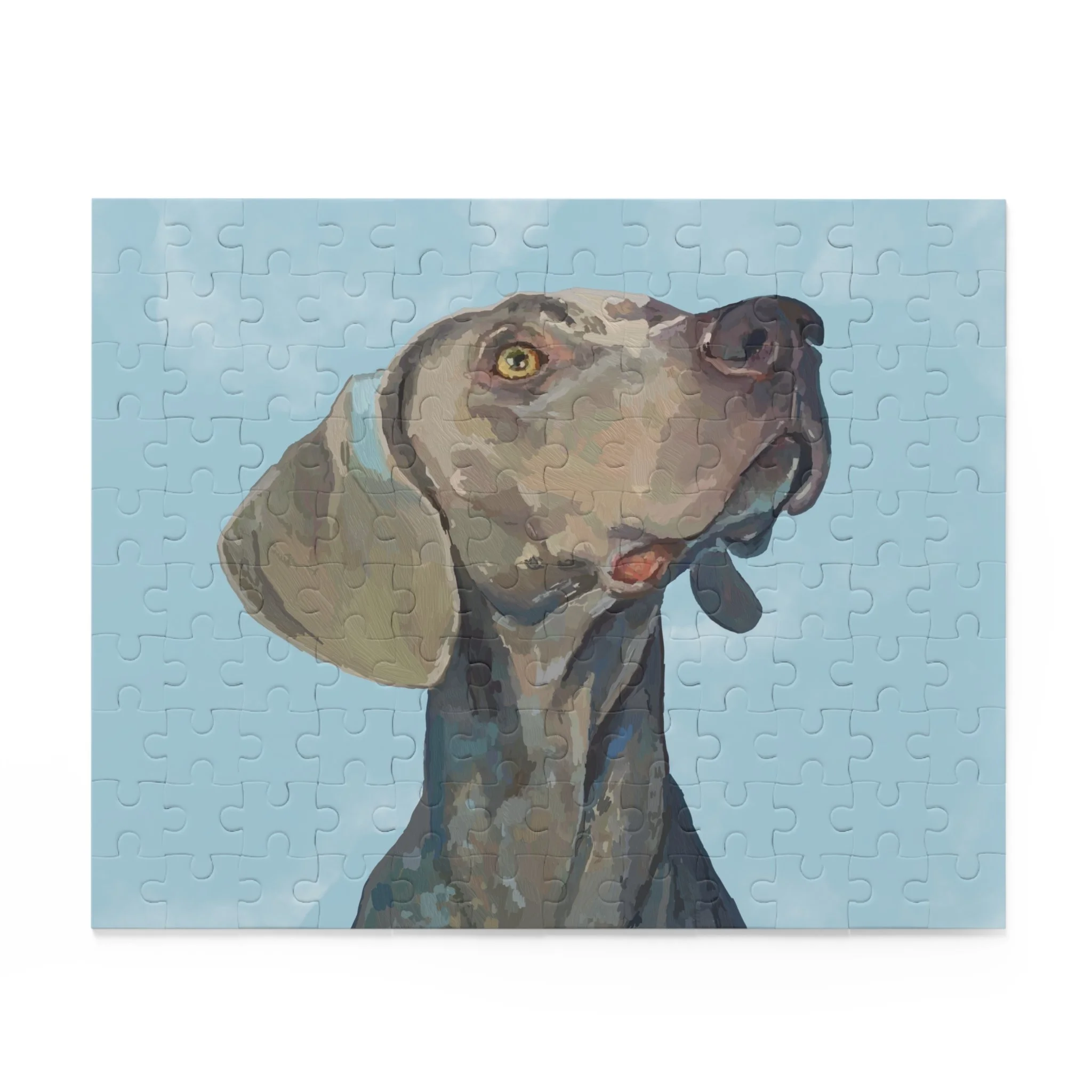 Artistic Weimaraner Dog Jigsaw Puzzles