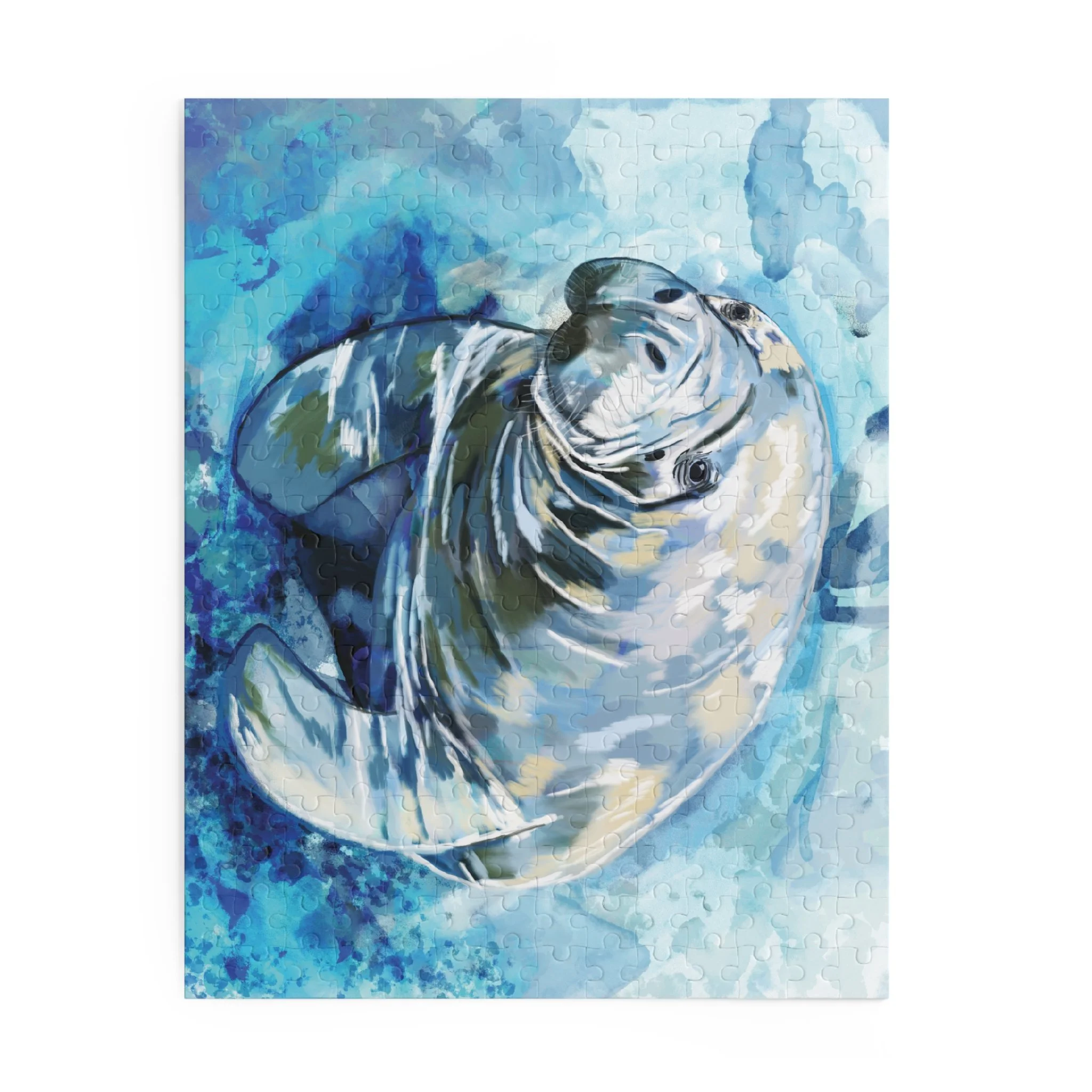 Coastal Manatee Jigsaw Puzzles 252 piece