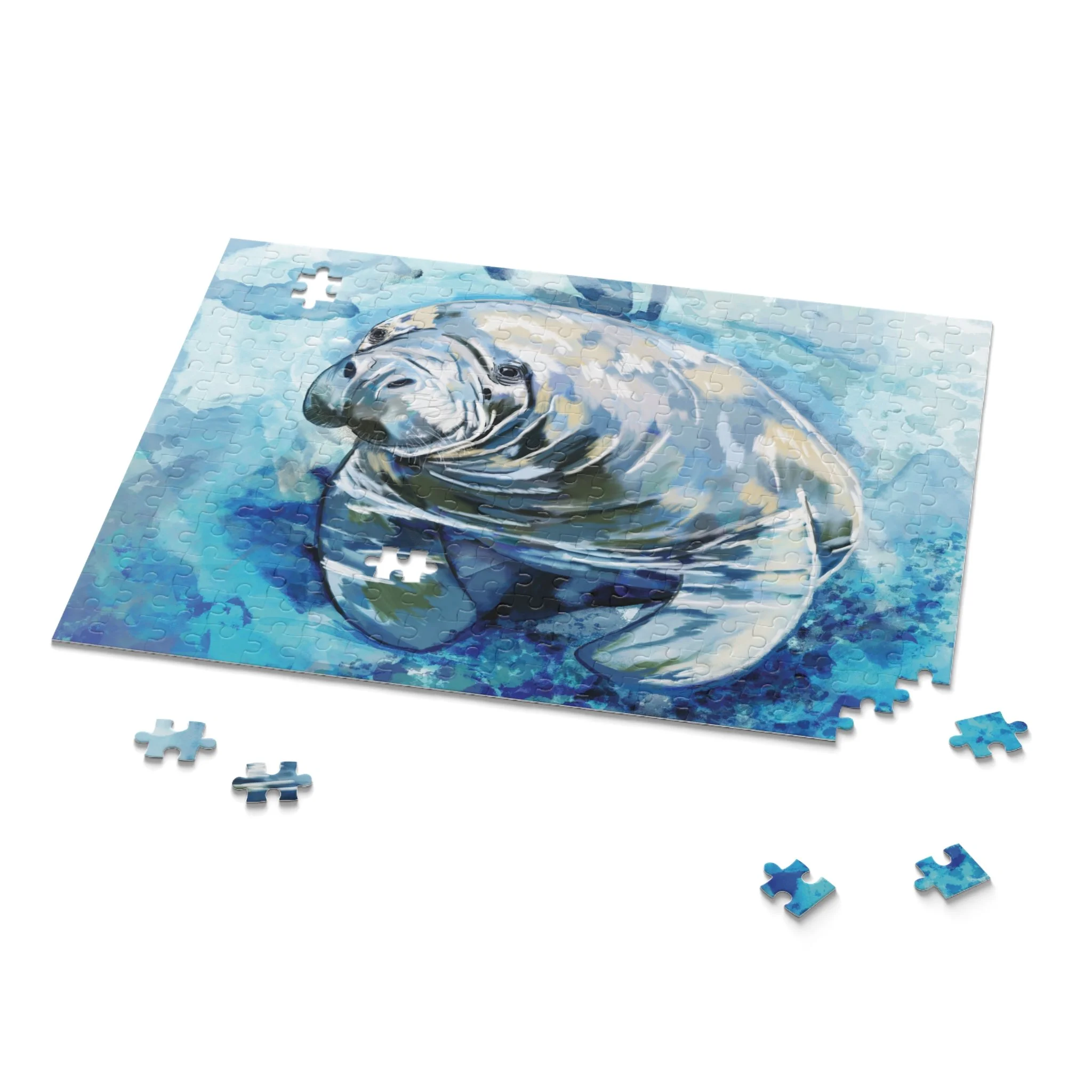 Coastal Manatee Jigsaw Puzzles 252 piece