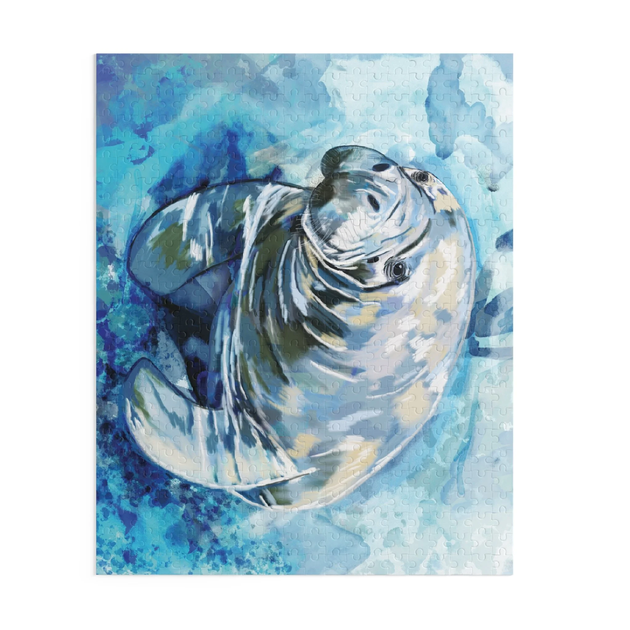 Coastal Manatee Jigsaw Puzzles 500 piece