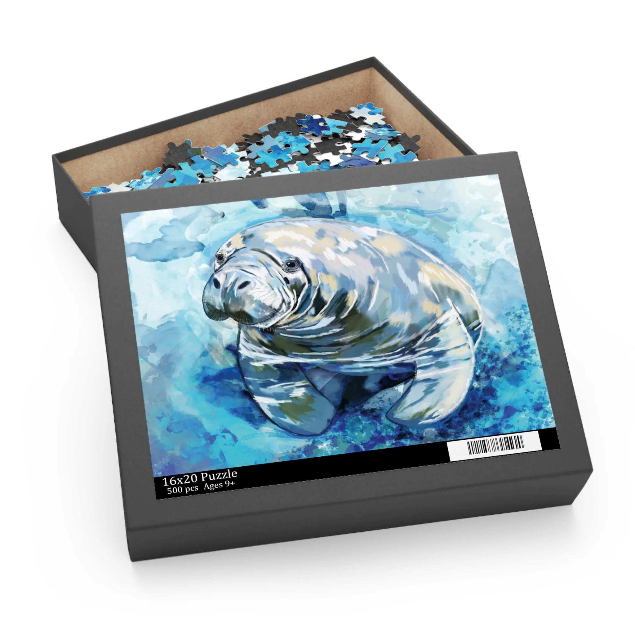 Coastal Manatee Jigsaw Puzzles 500 piece