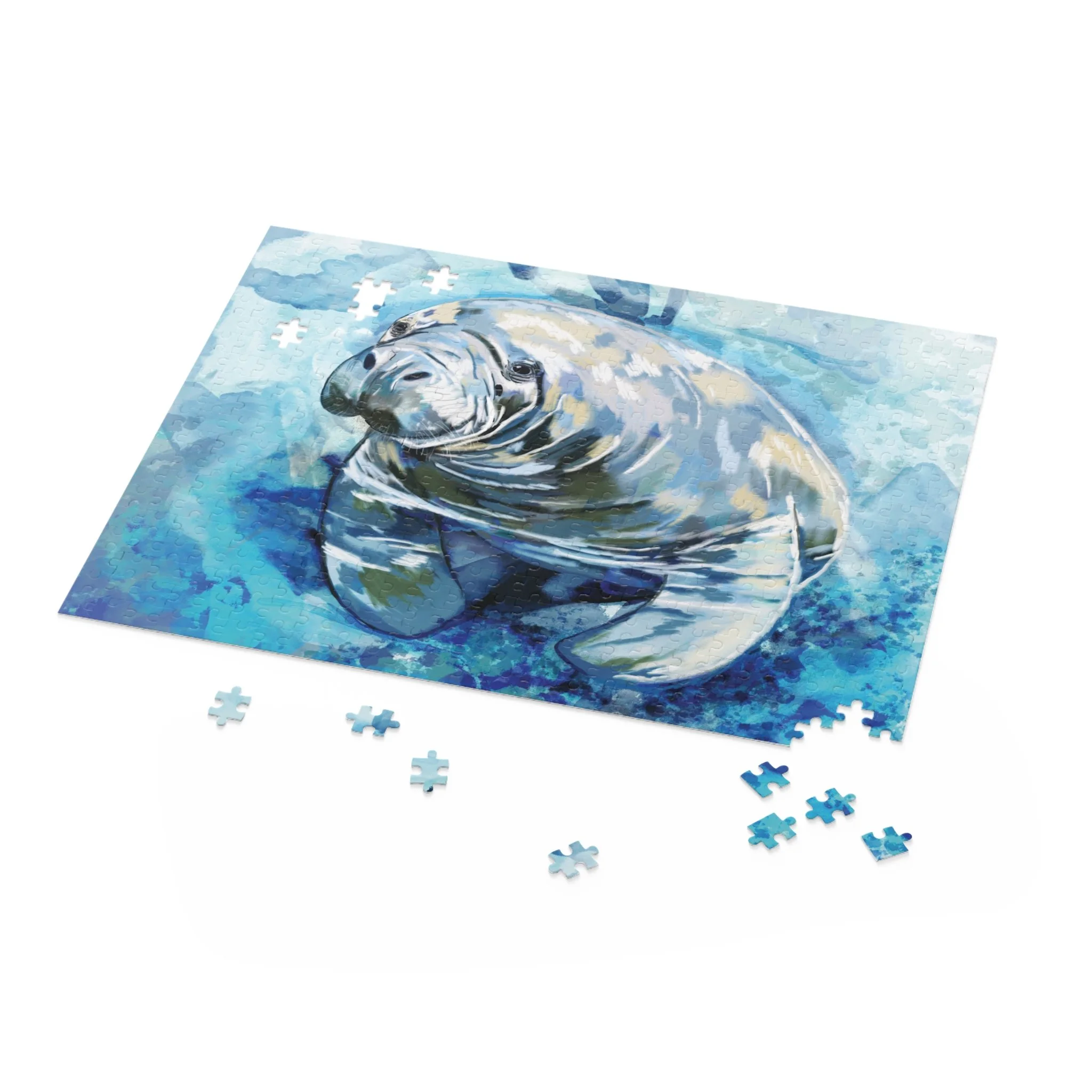 Coastal Manatee Jigsaw Puzzles 500 piece