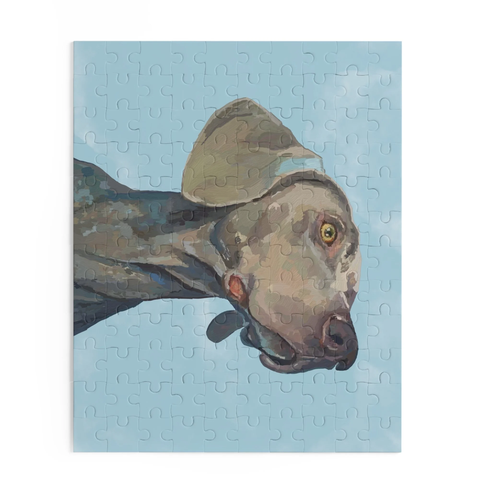 Artistic Weimaraner Dog Jigsaw Puzzles