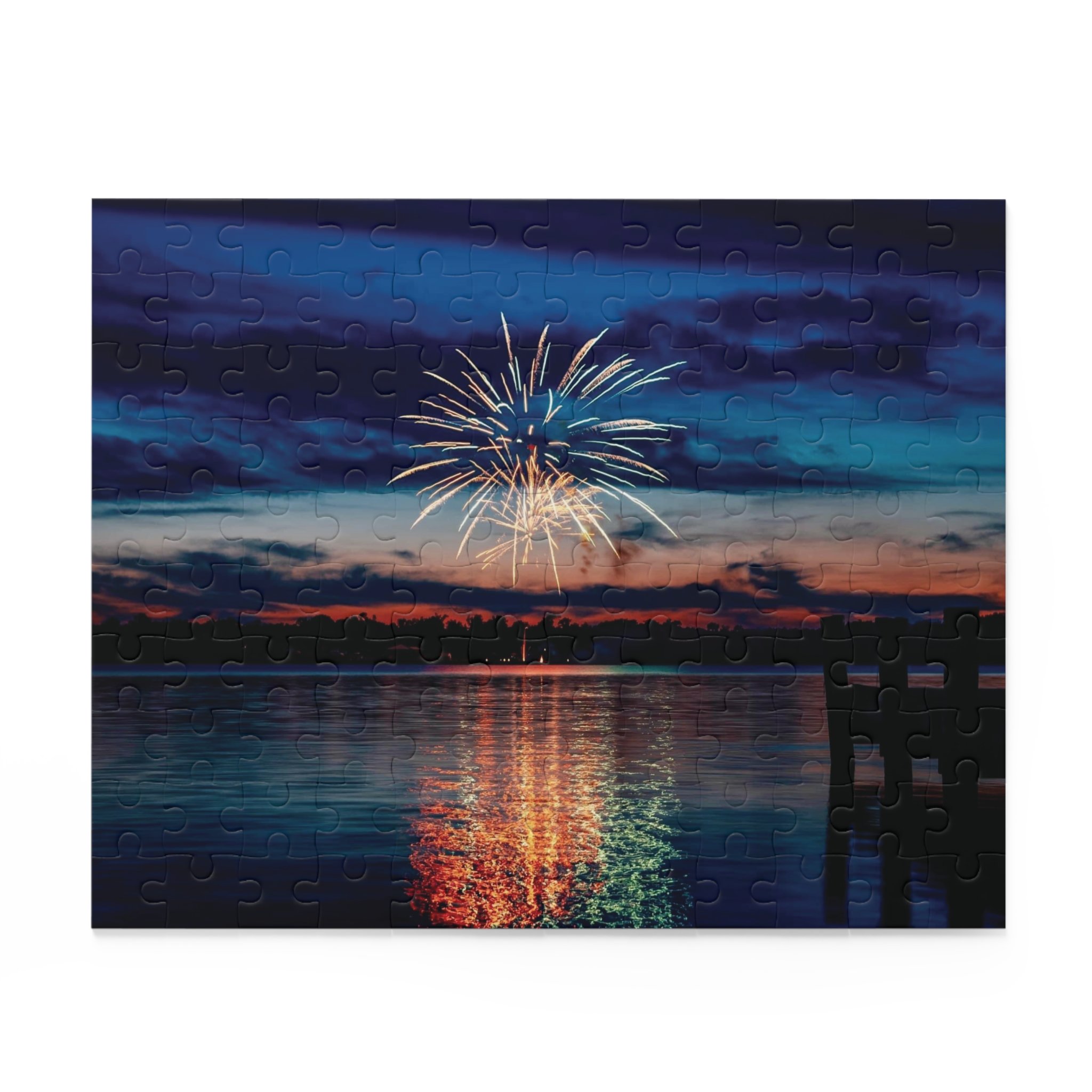 July Fourth Firework Jigsaw Puzzle 110 Pieces