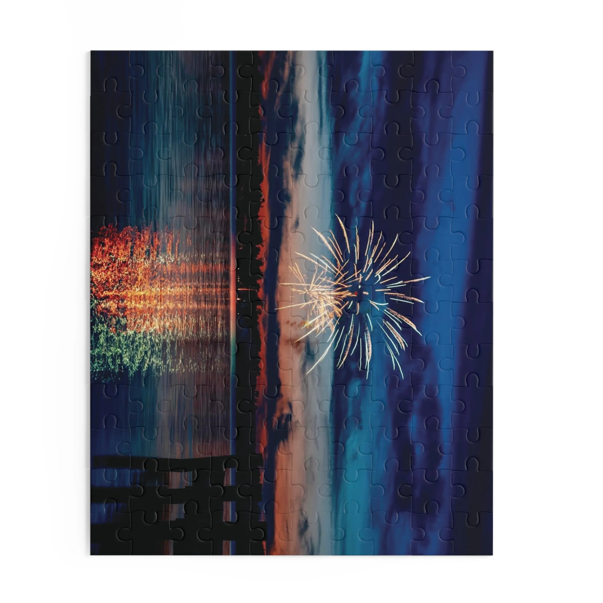 July Fourth Firework Jigsaw Puzzle 110 Pieces