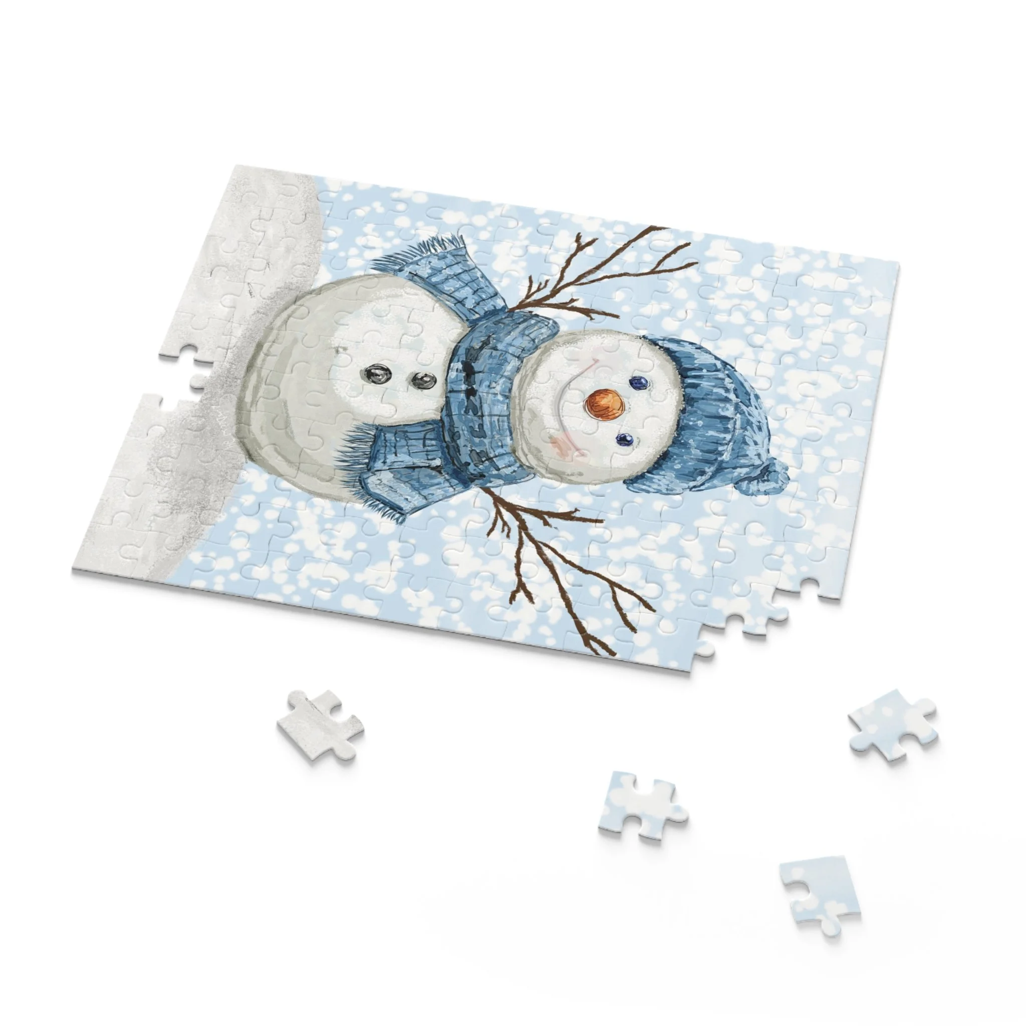 snowman jigsaw puzzle 120 piece