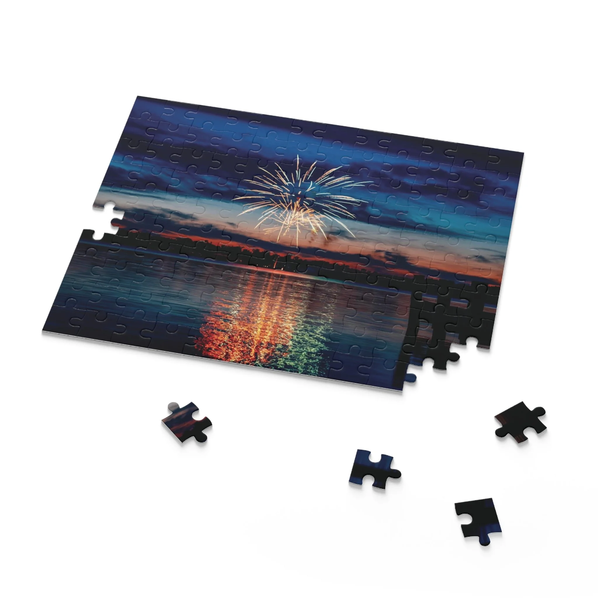 July Fourth Firework Jigsaw Puzzle 110 Pieces