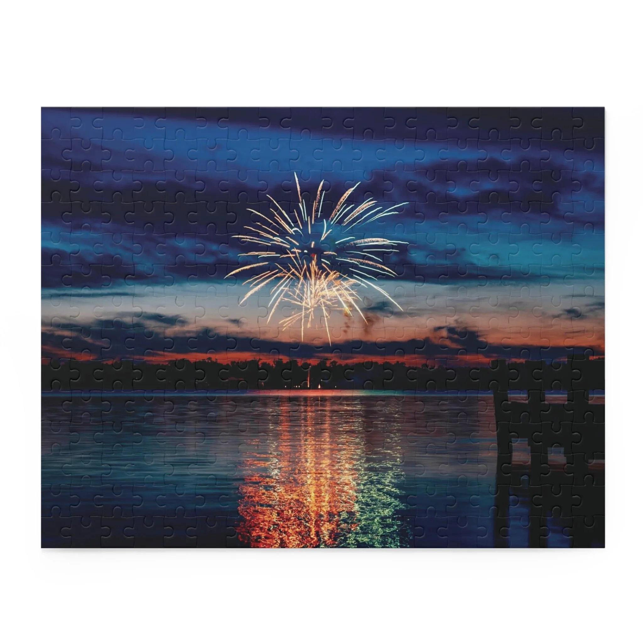 July Fourth Firework Jigsaw Puzzle 252 Pieces