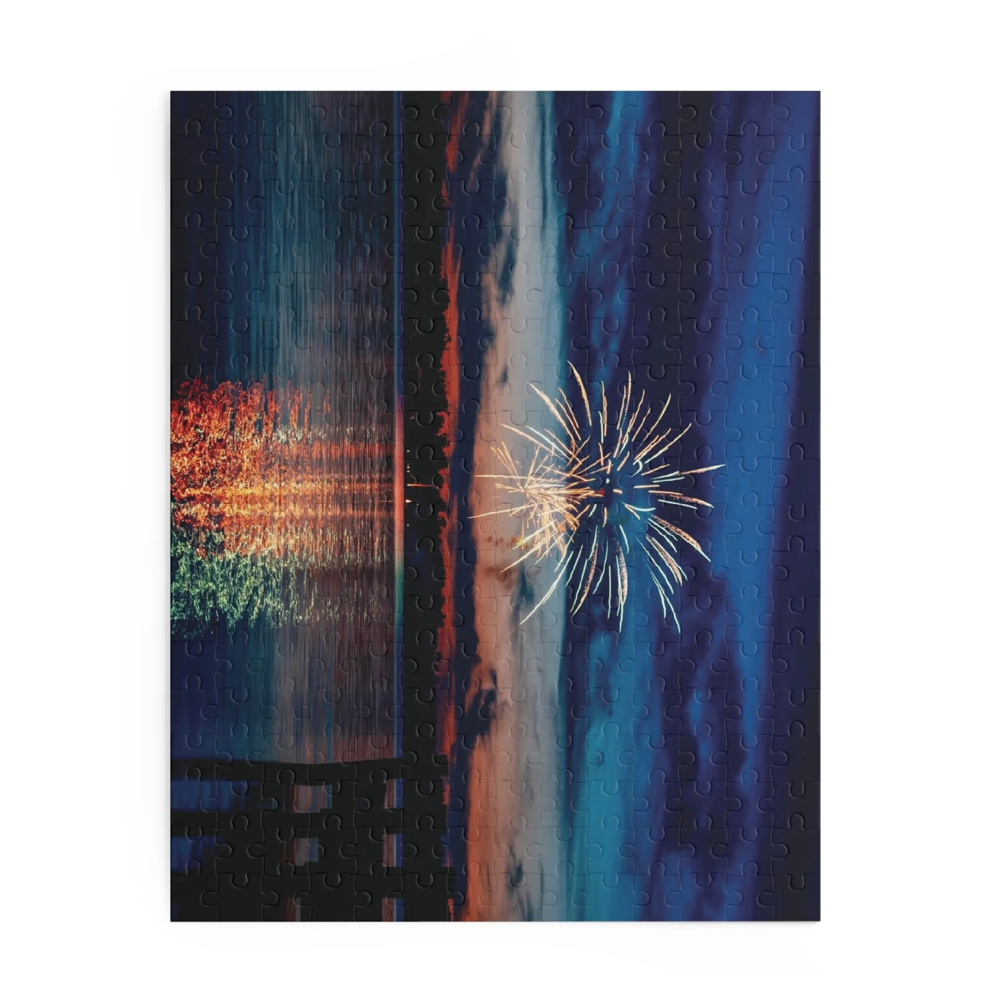 July Fourth Firework Jigsaw Puzzle 252 Pieces