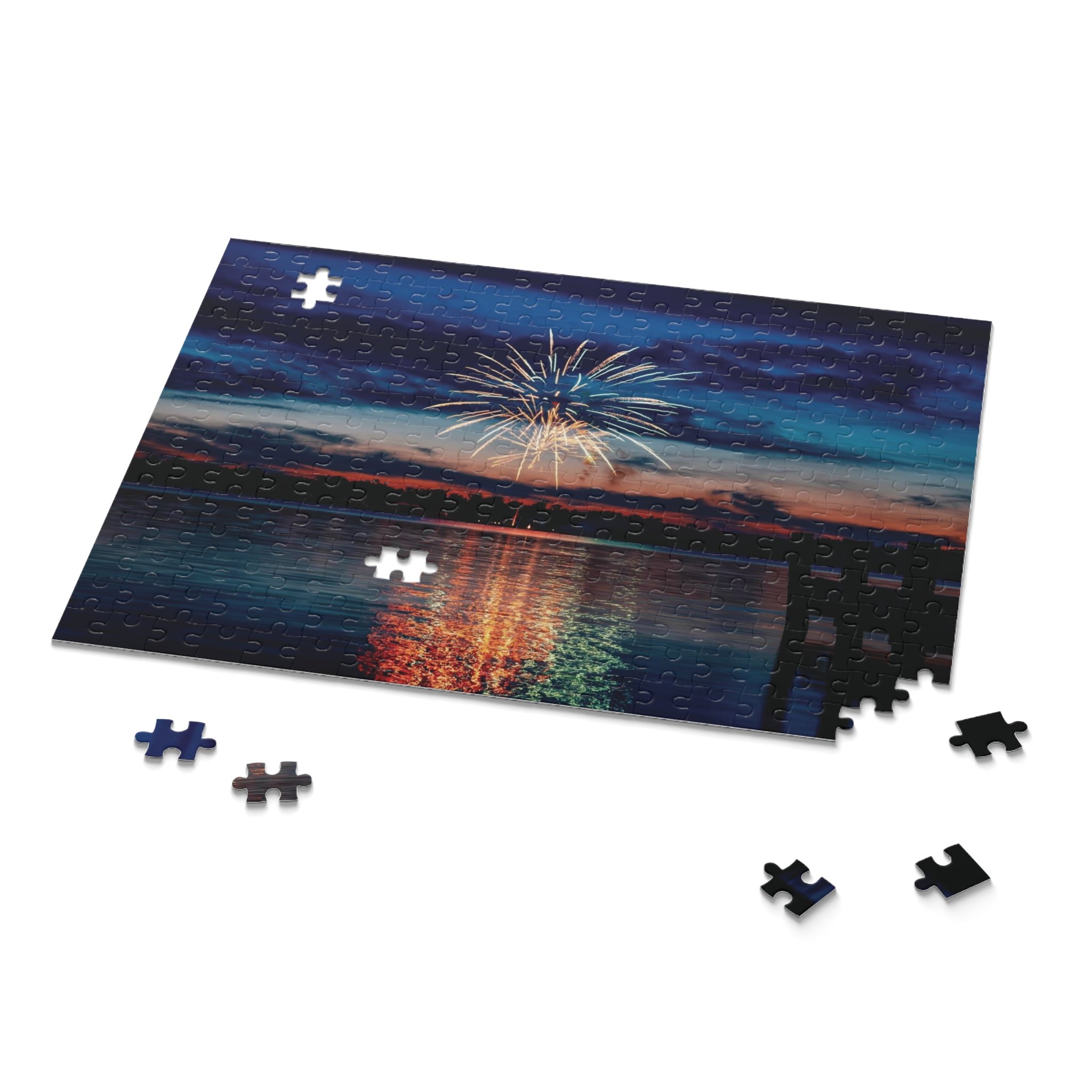 July Fourth Firework Jigsaw Puzzle 252 Pieces