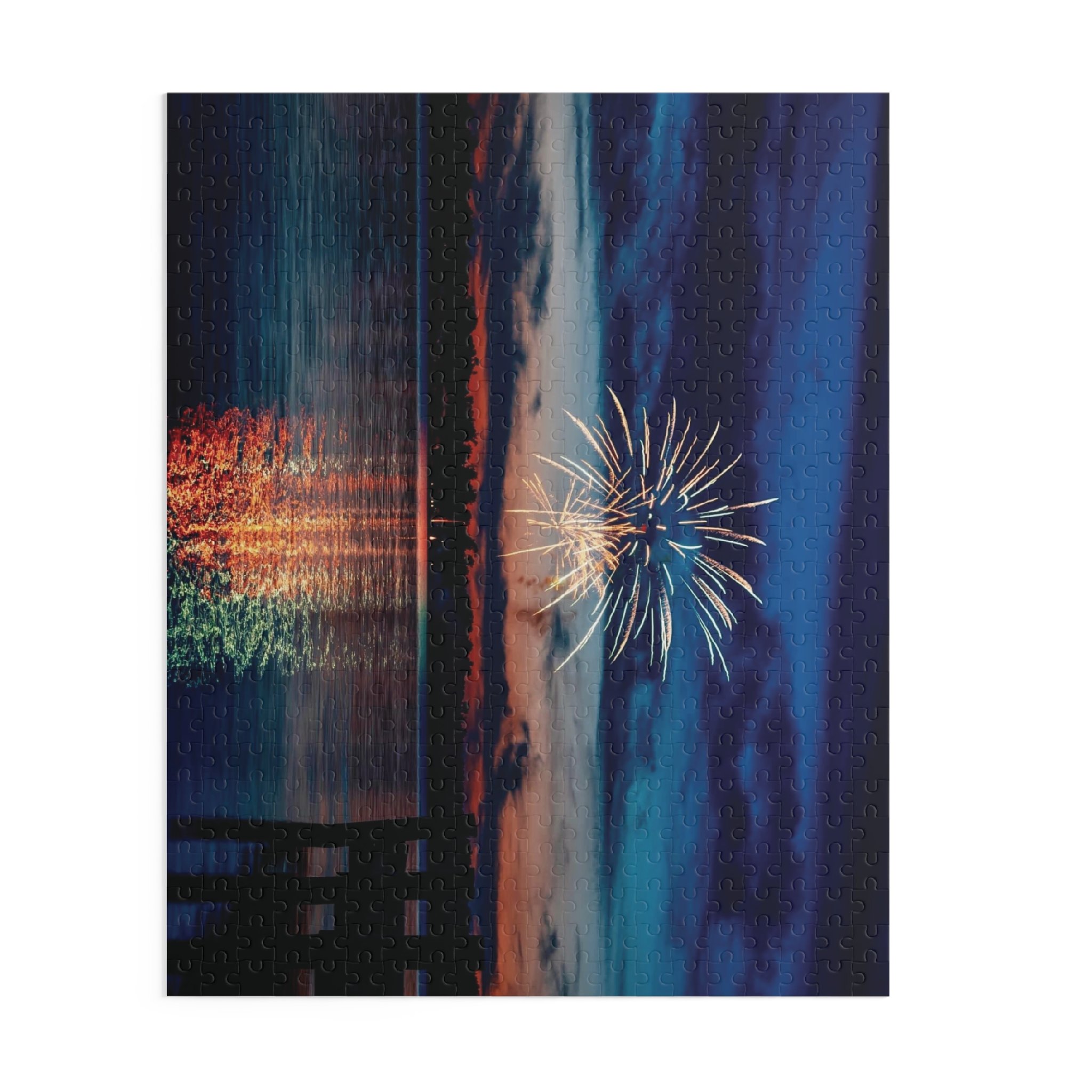 July Fourth Firework Jigsaw Puzzle 520 Pieces