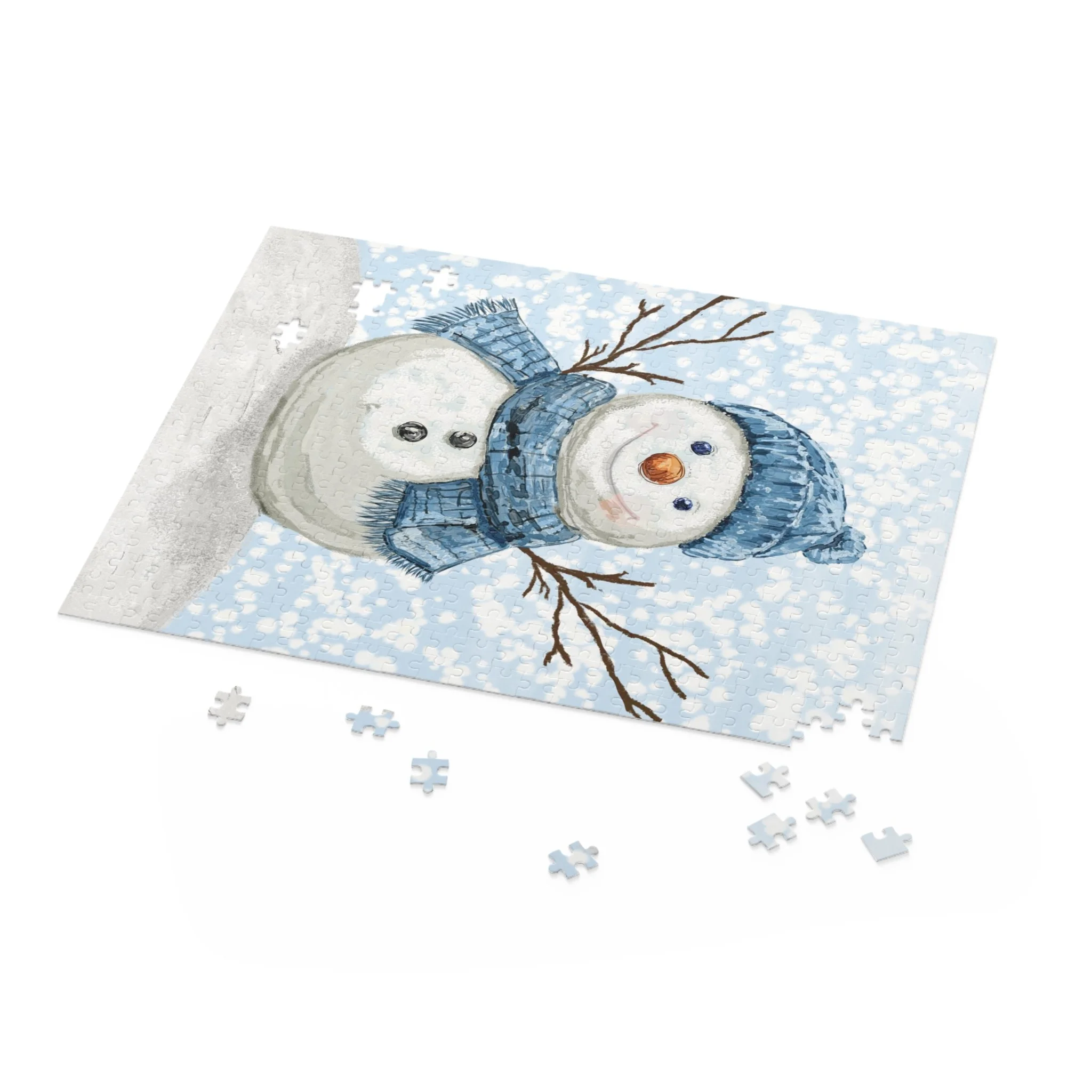 snowman jigsaw puzzle 500 piece