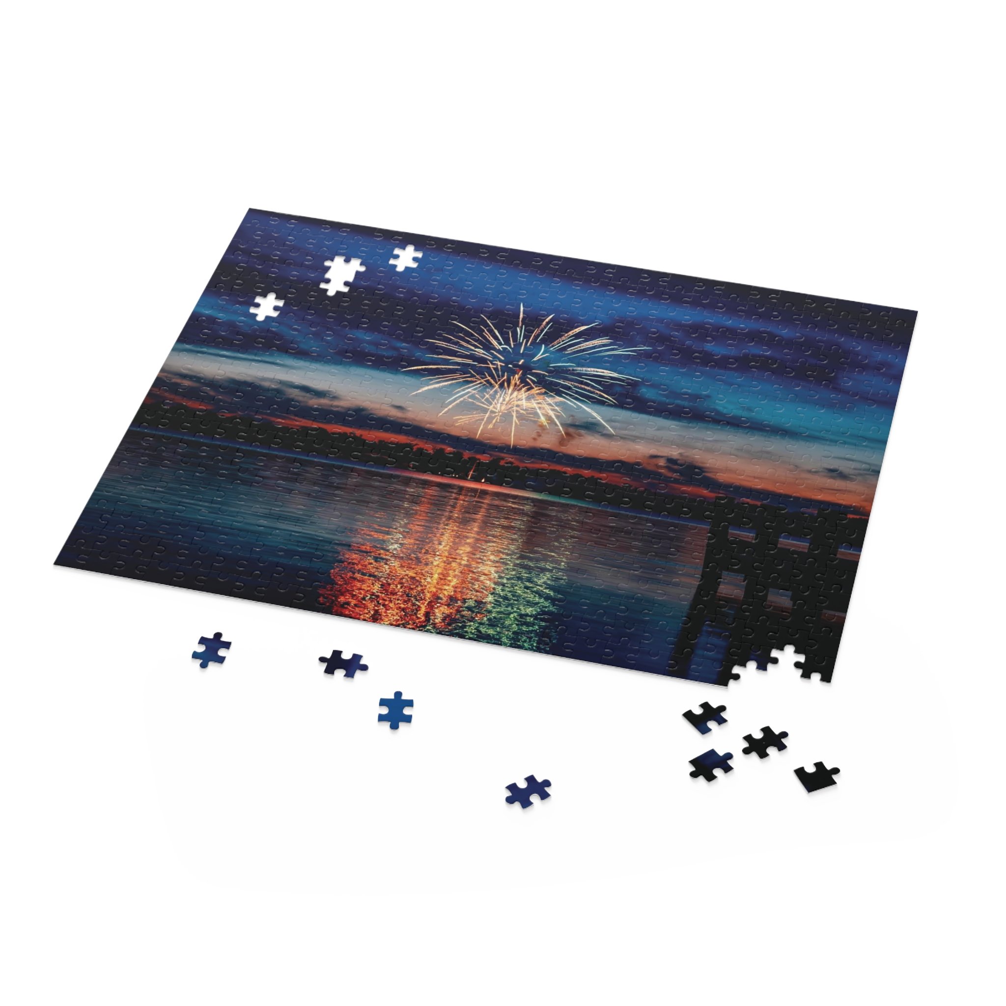 July Fourth Firework Jigsaw Puzzle 520 Pieces