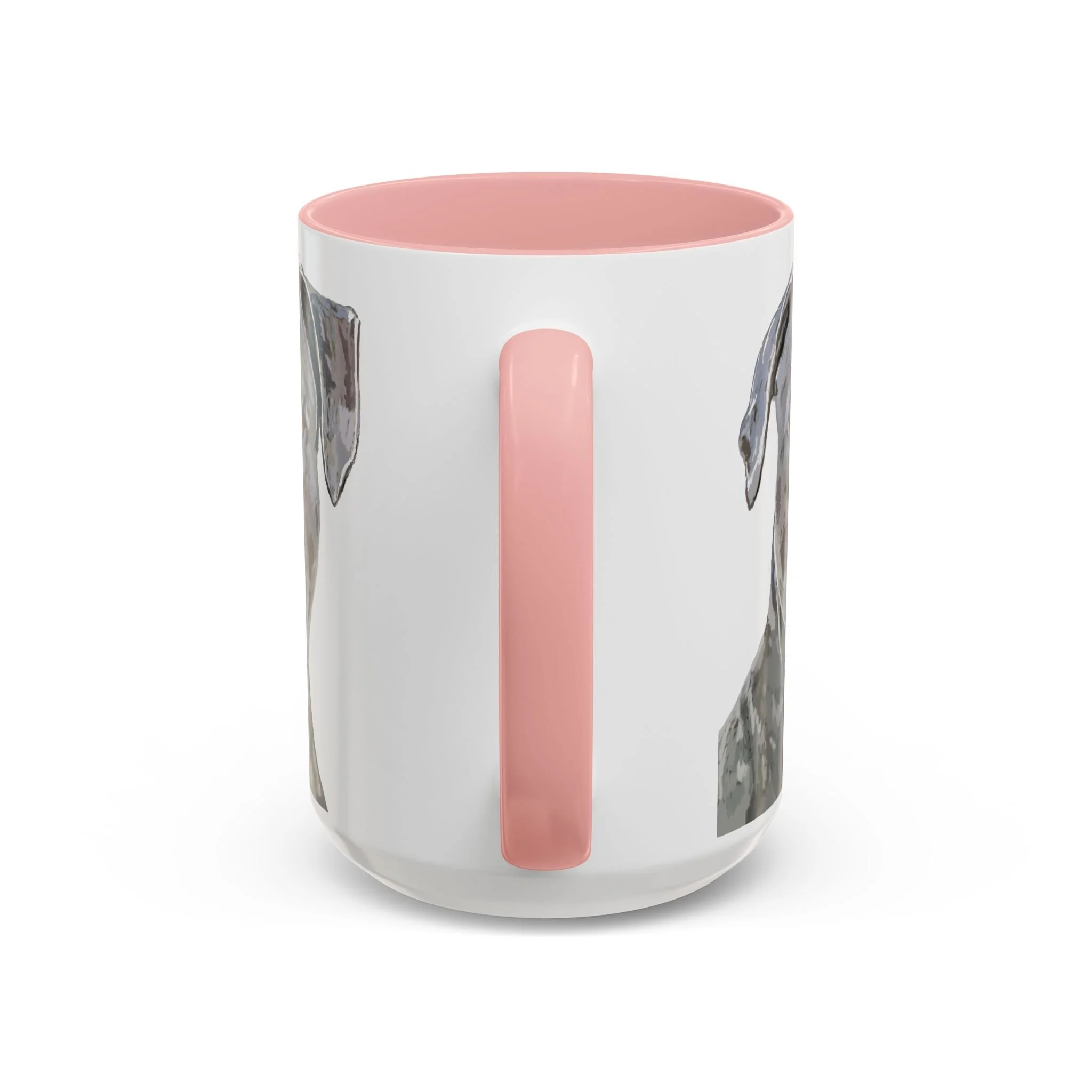 Pit bull Portrait Two Tone Ceramic Coffee Mug