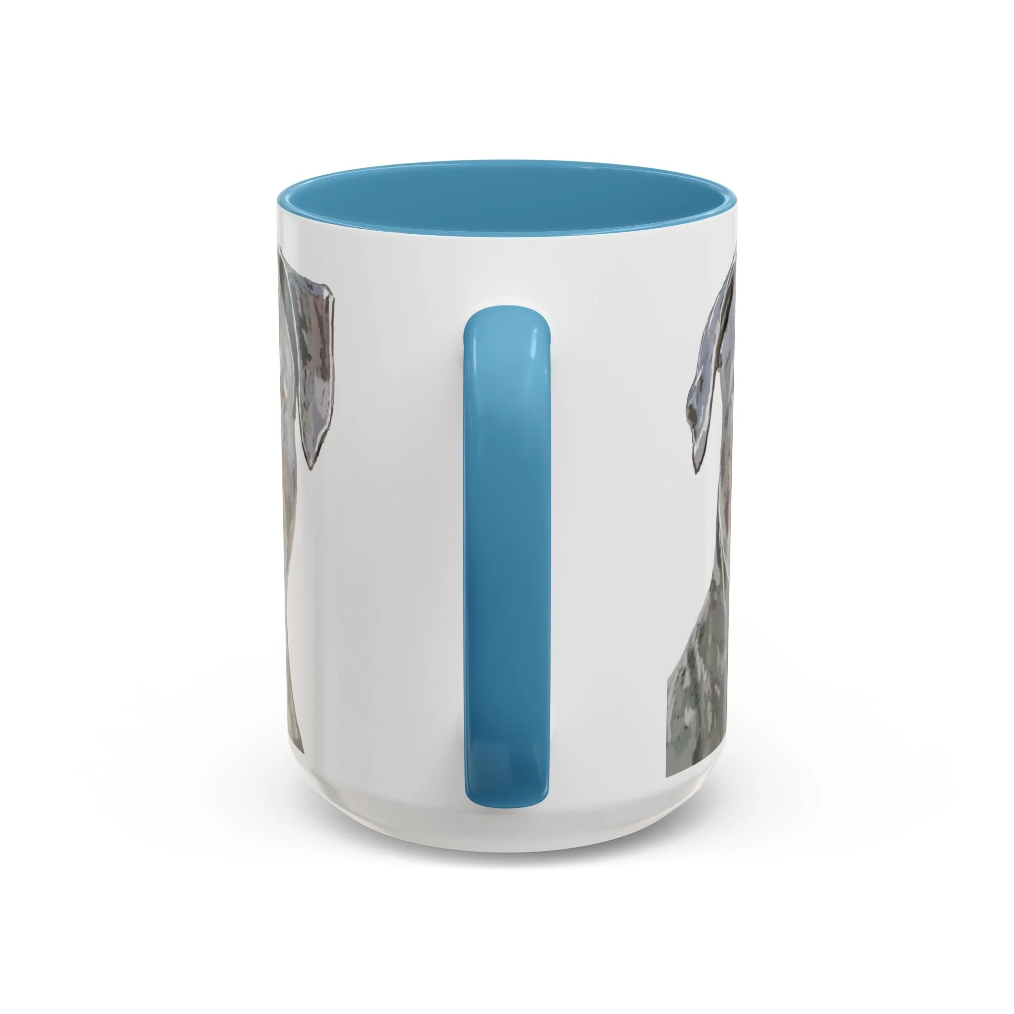 Pit bull Portrait Two Tone Ceramic Coffee Mug