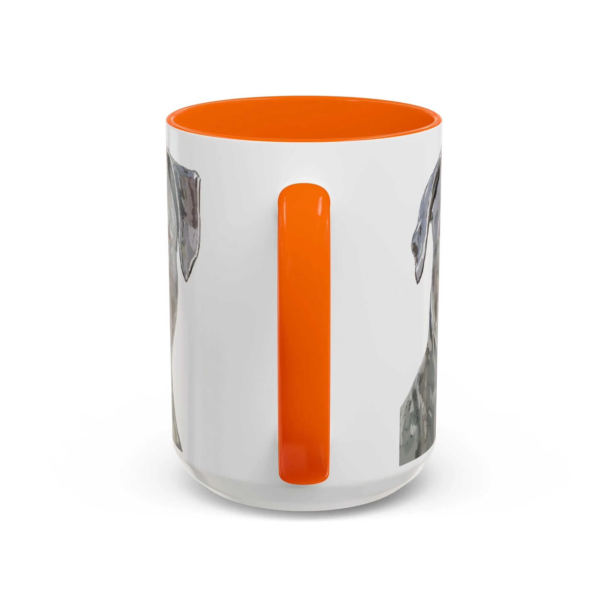 Pit bull Portrait Two Tone Ceramic Coffee Mug