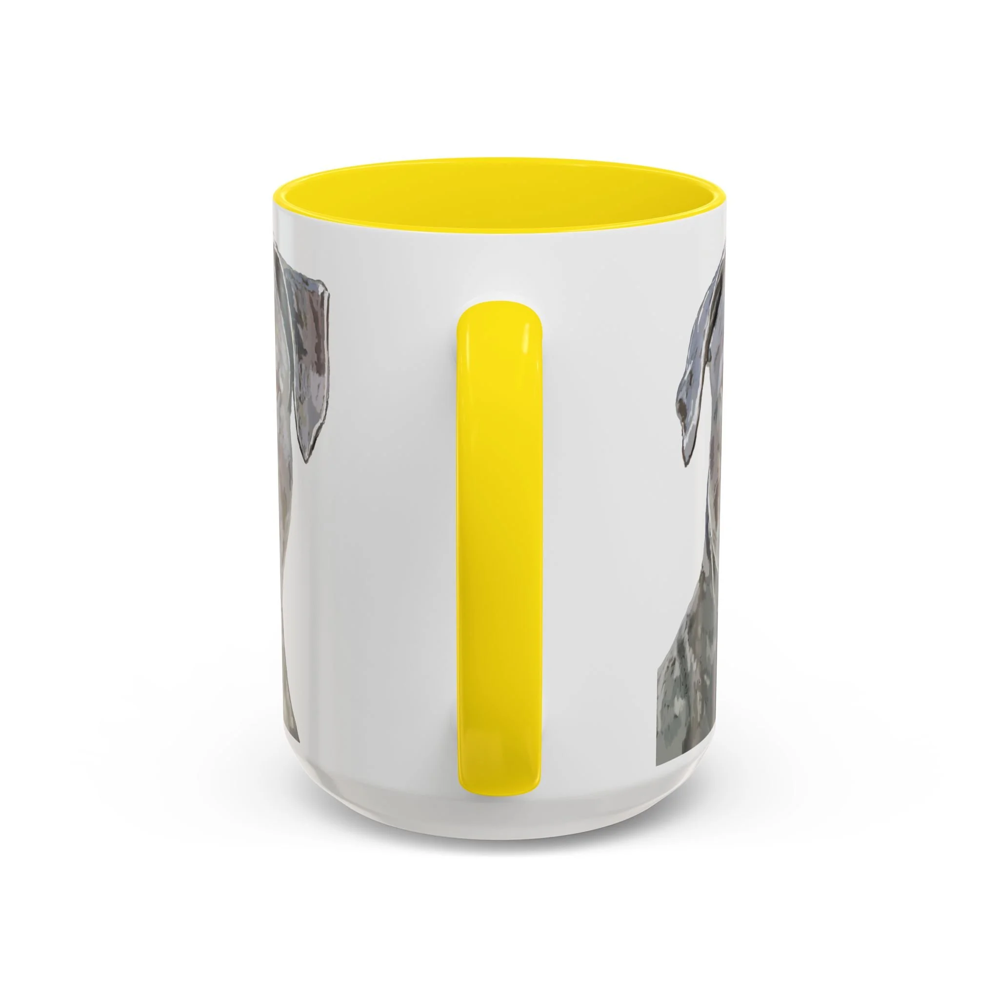 Pit bull Portrait Two Tone Ceramic Coffee Mug