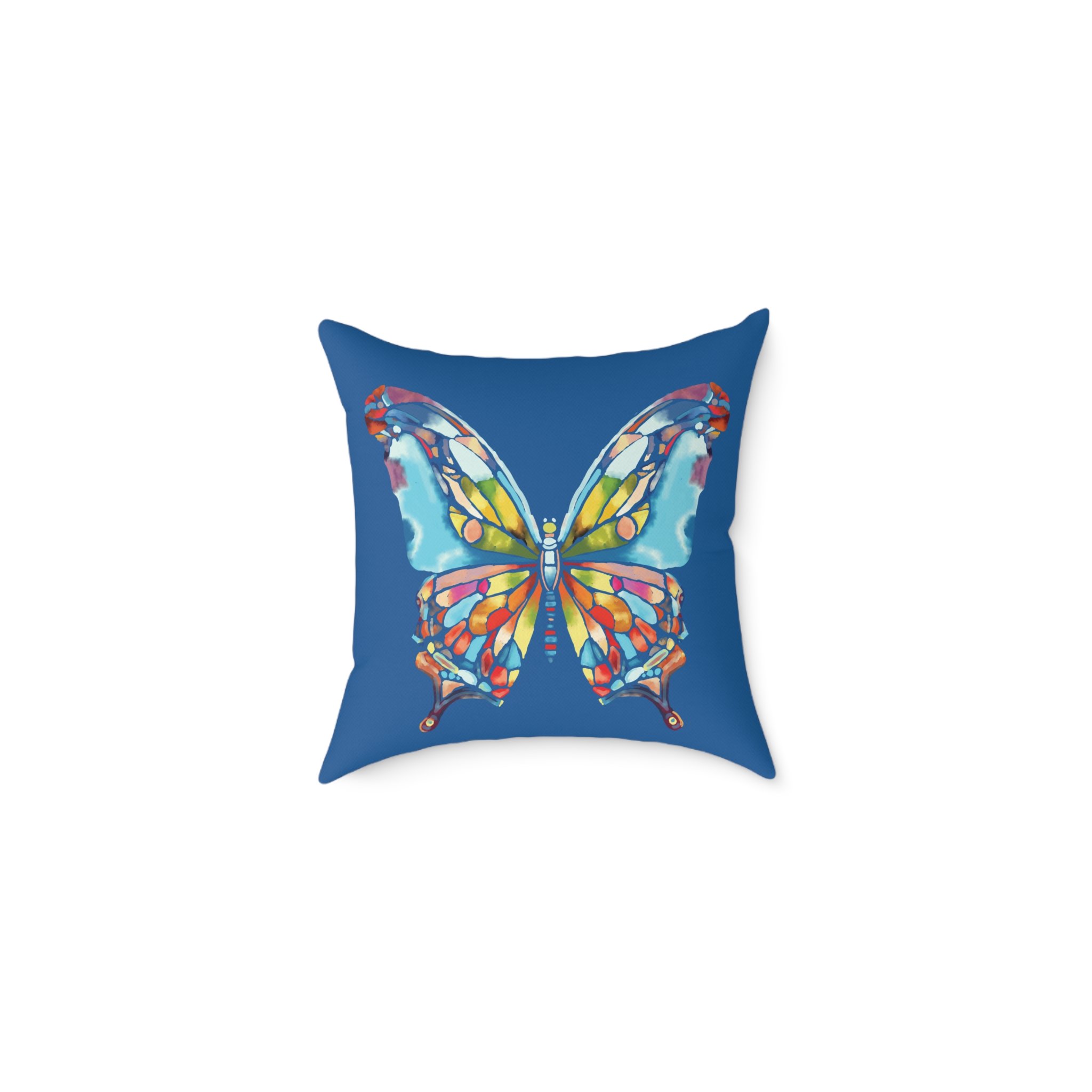 16" Watercolor Butterfly throw pillow