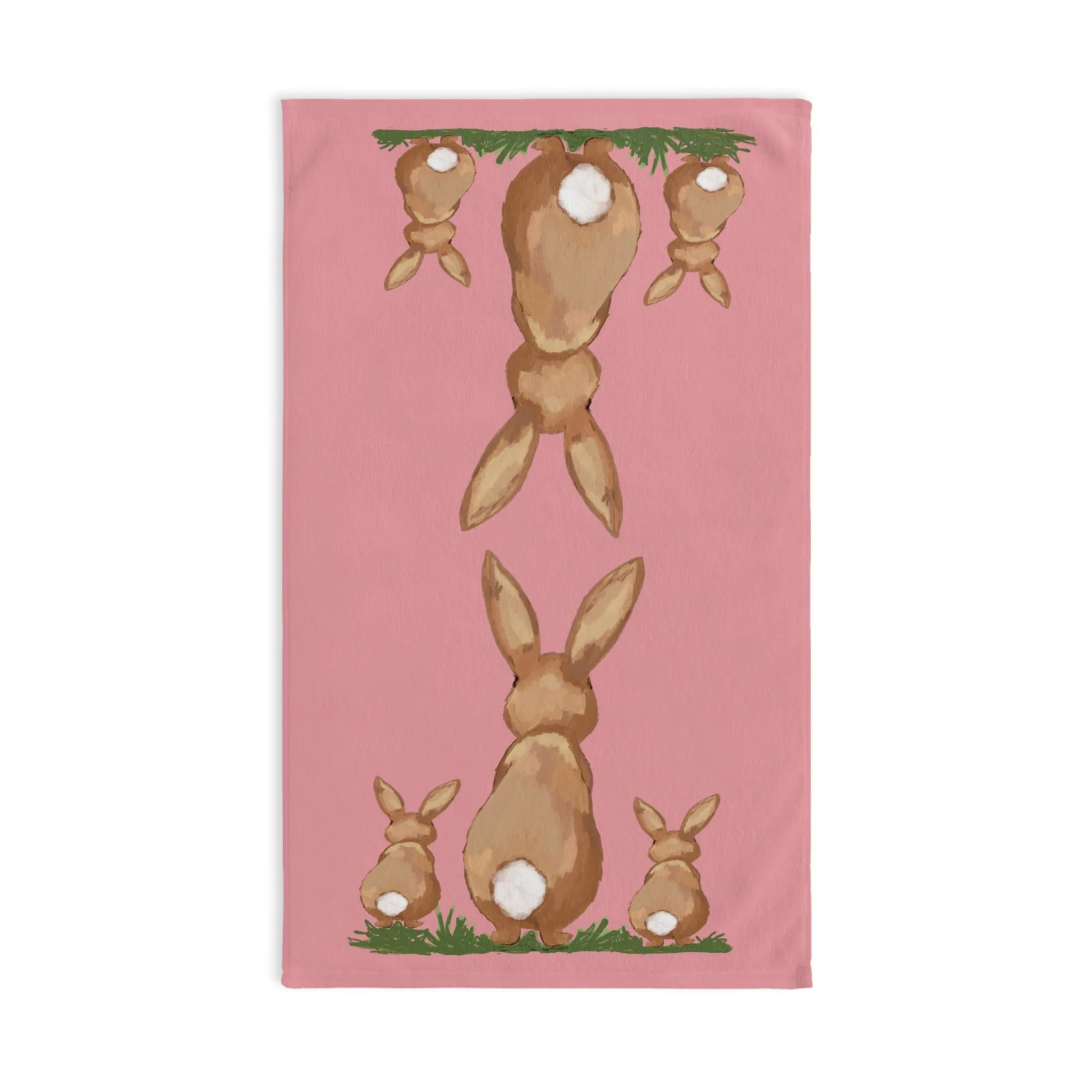 Easter Bunny Love  Cotton Hand Towel