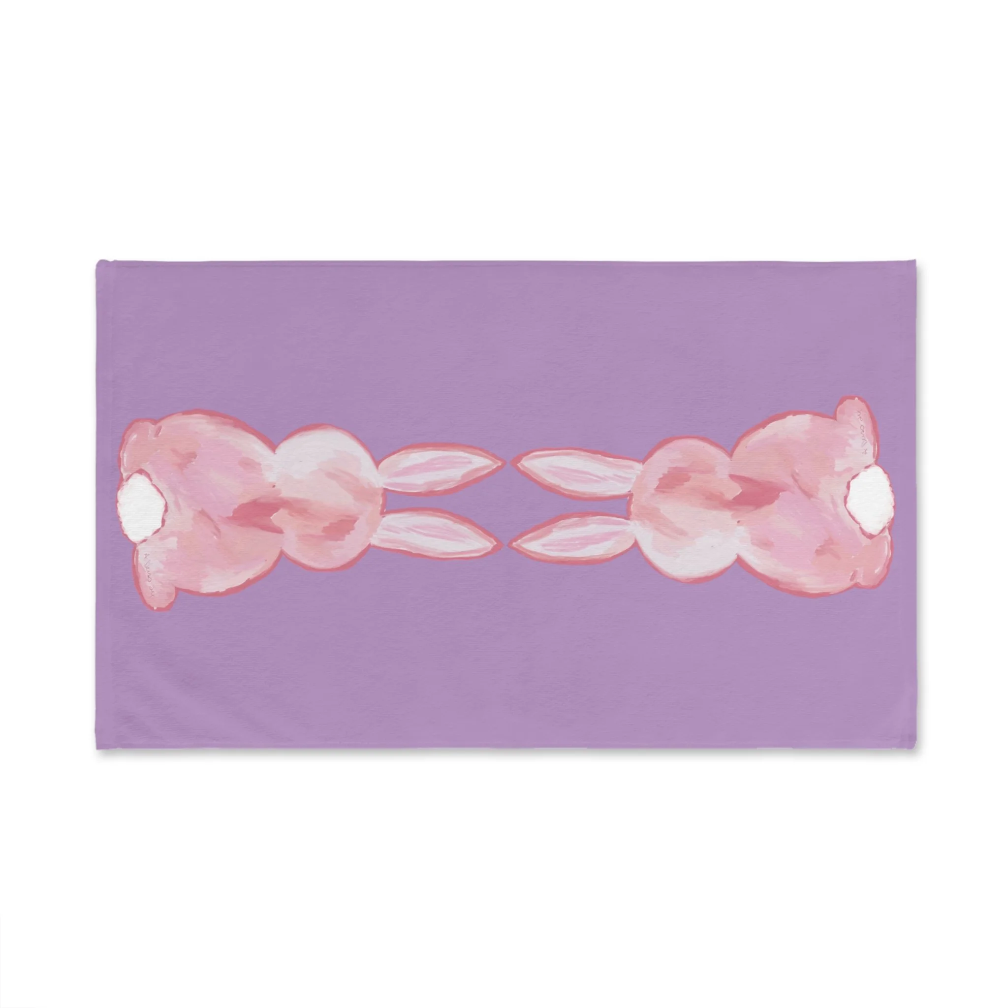 Cottontail Bunny Rabbit Poly Cotton Hand Towel