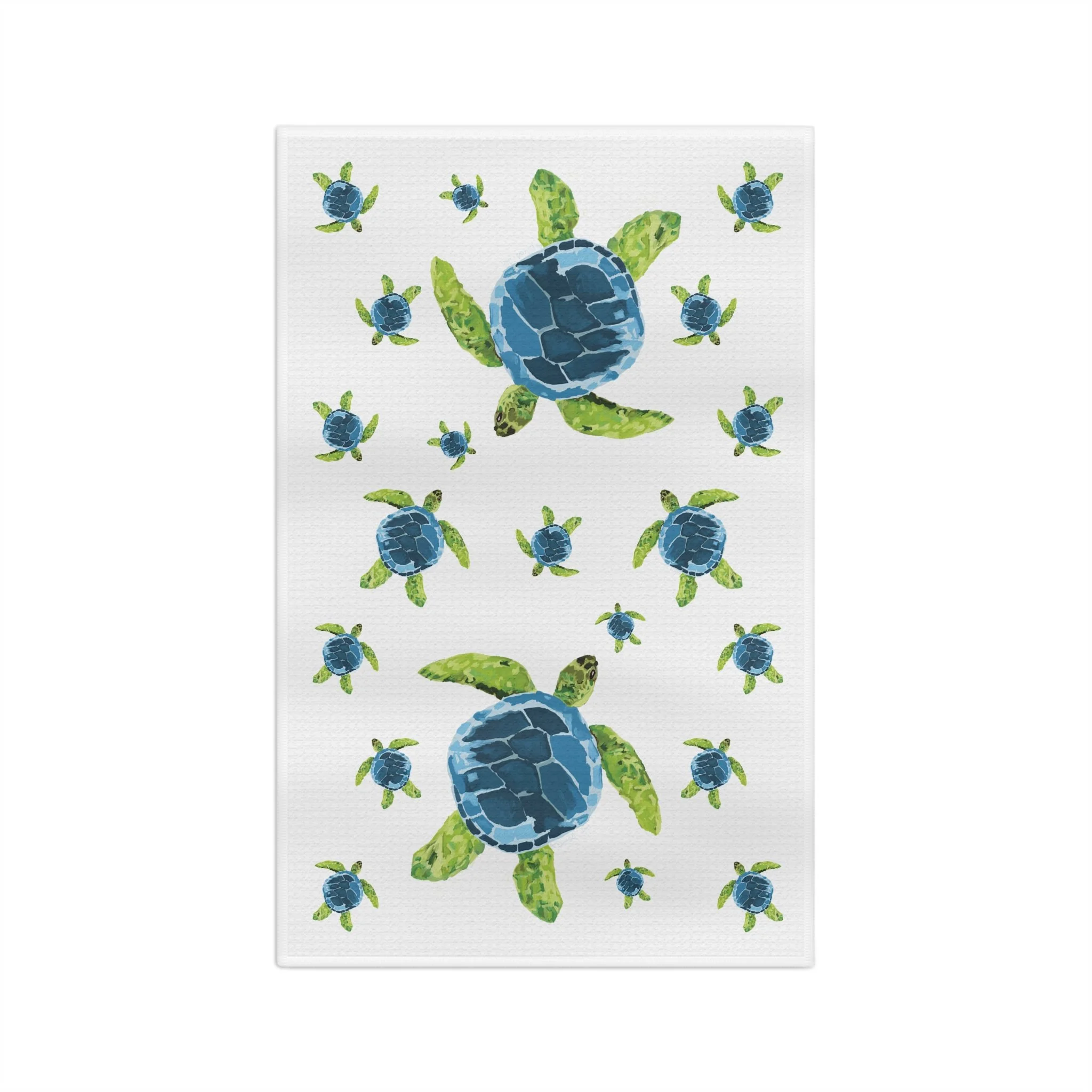 Sea Turtles Microfiber Waffle Kitchen Towel