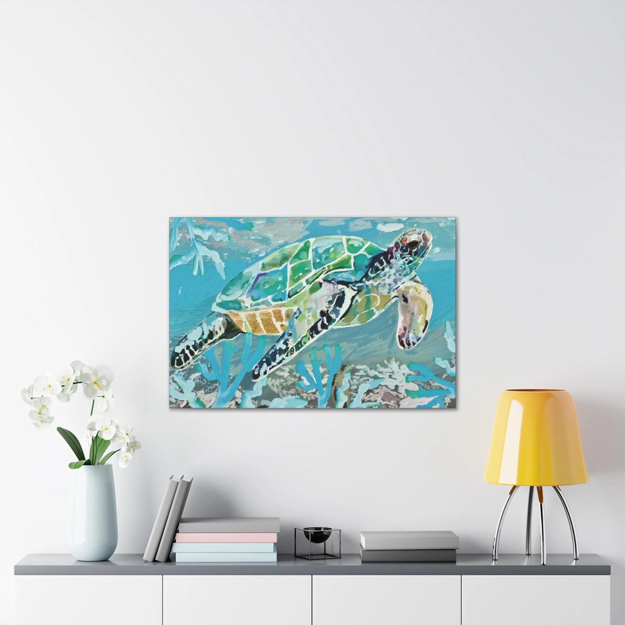 Coastal Sea Turtle home decor