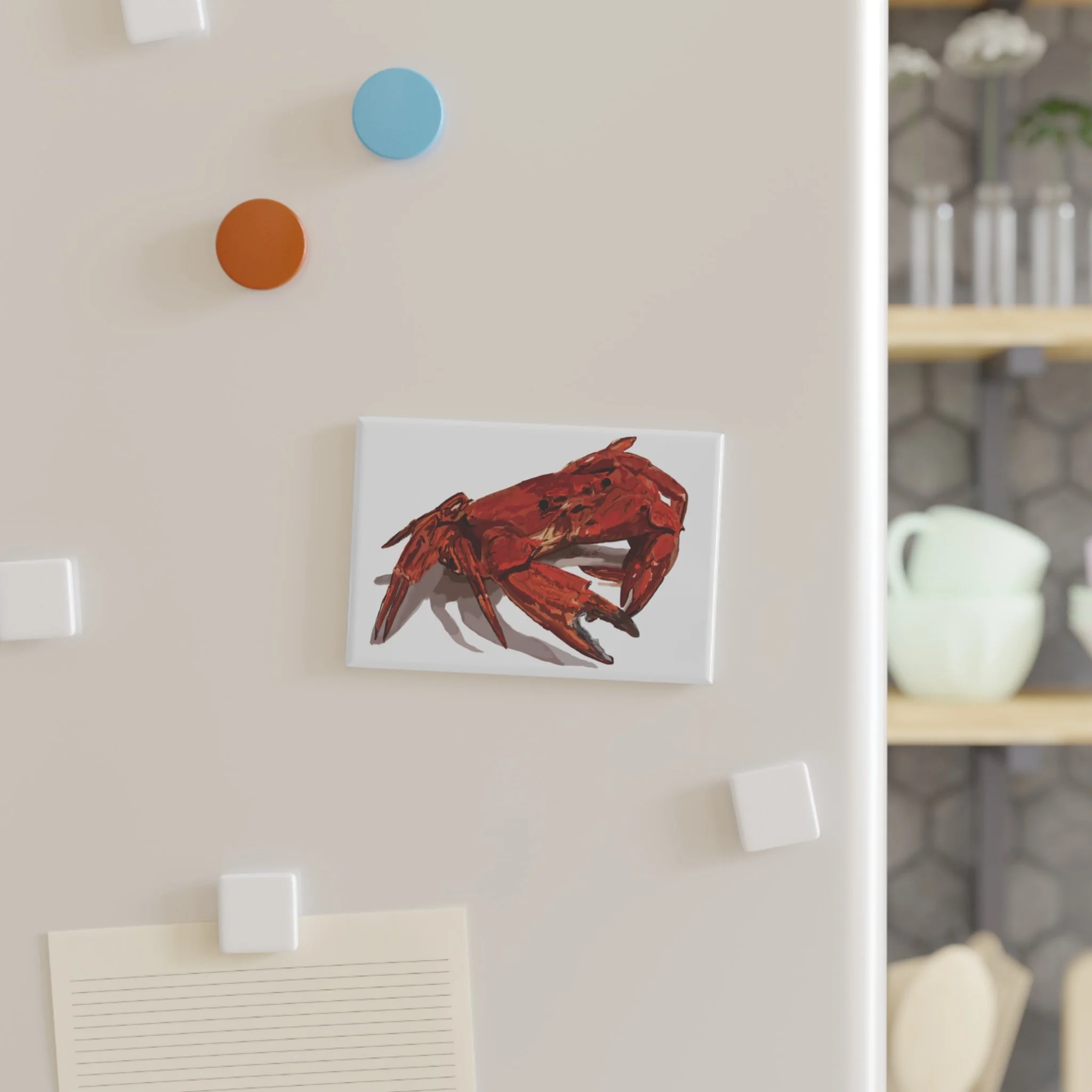 Coastal Red Crab Magnet