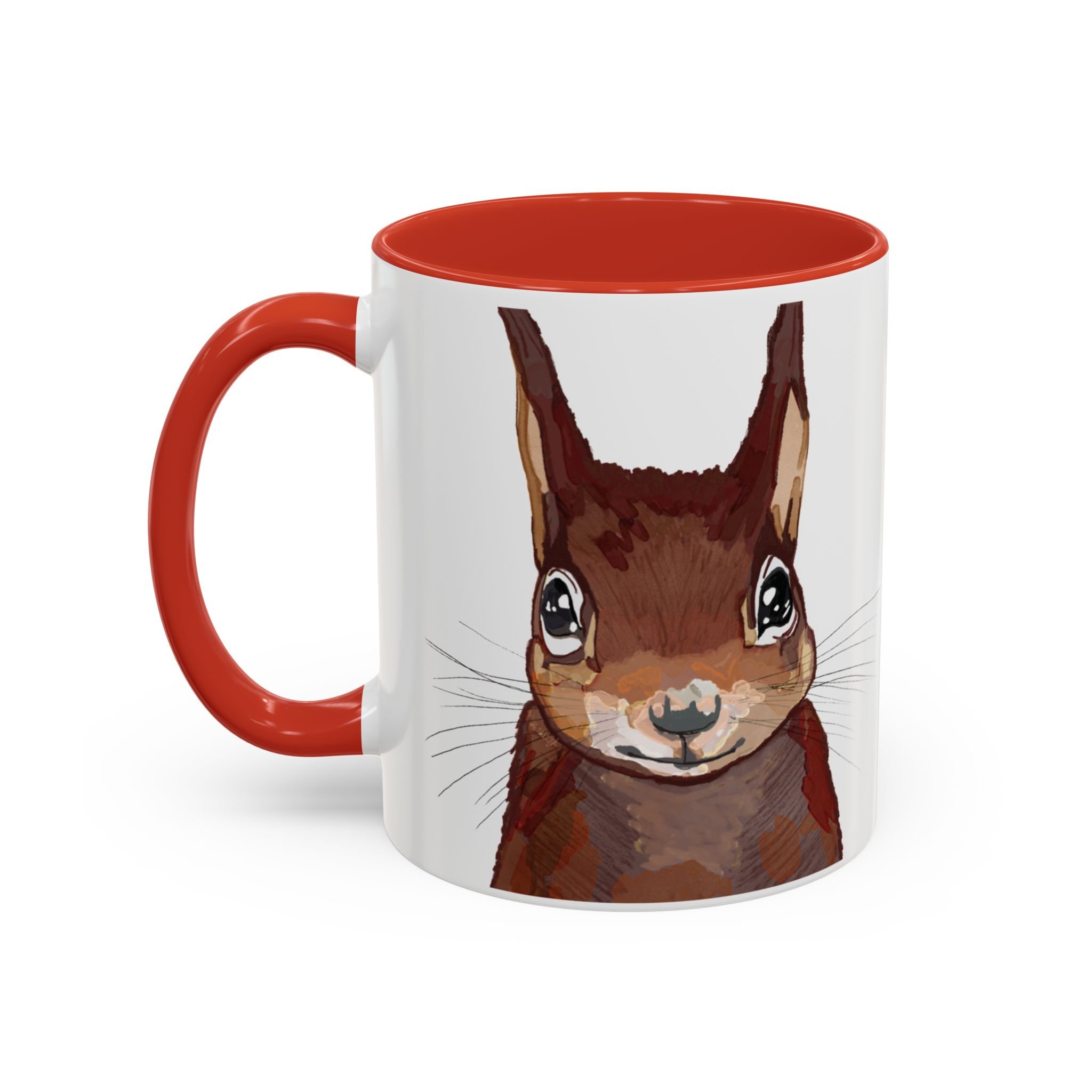 Squirrel Two Tone Ceramic Coffee Mugs